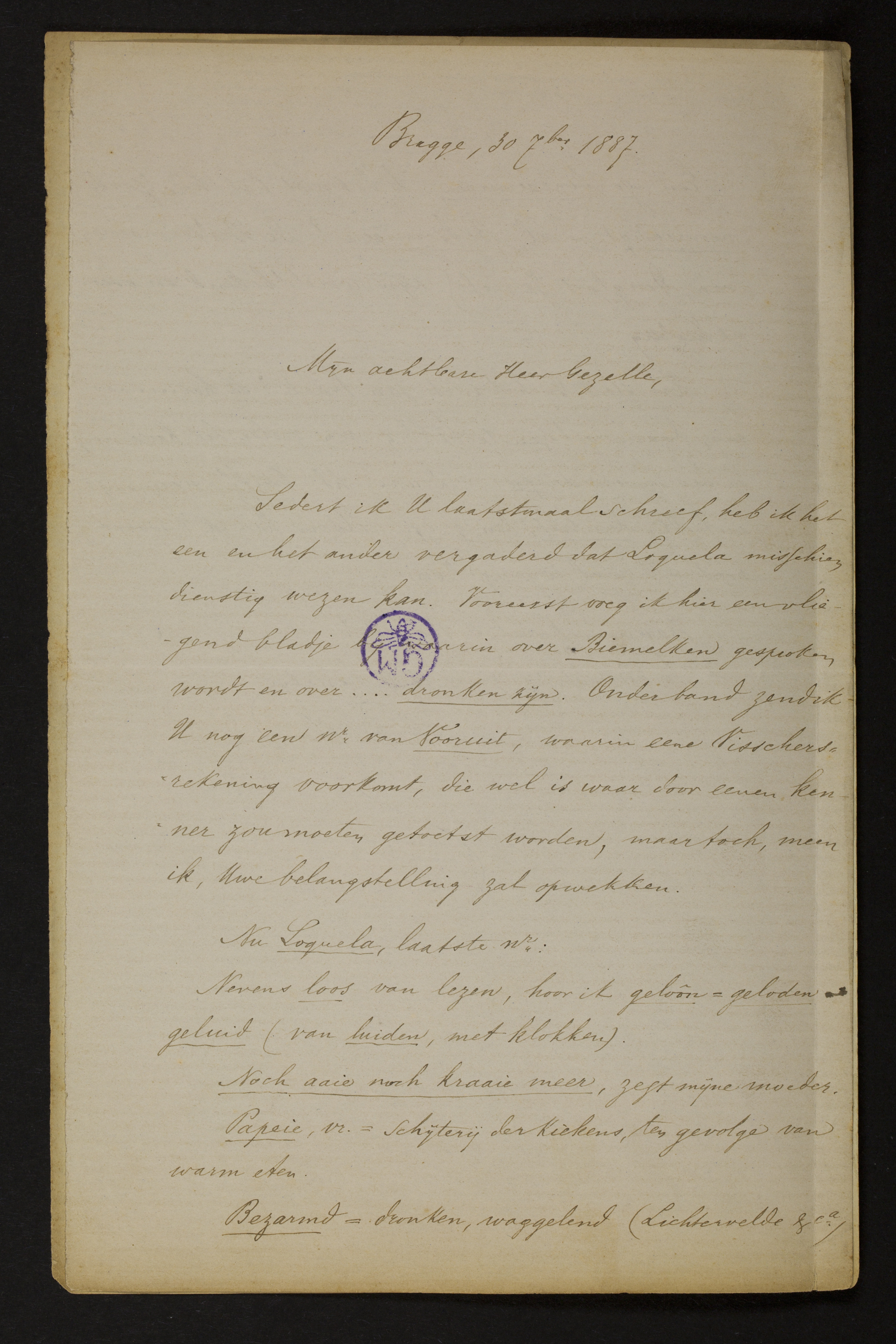 Karel Deflou aan [Guido Gezelle]