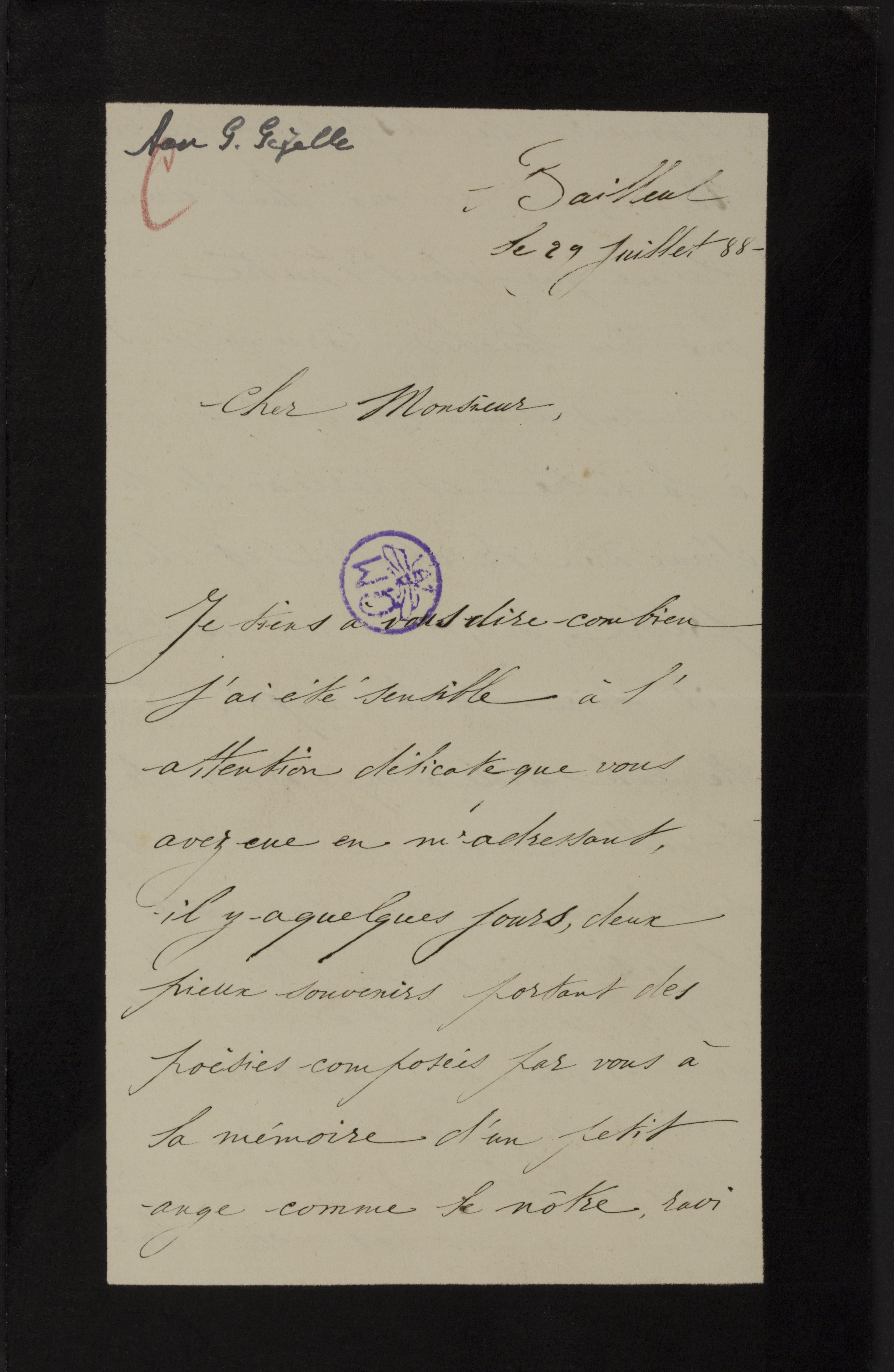 Eugeen Cortyl aan [Guido Gezelle]