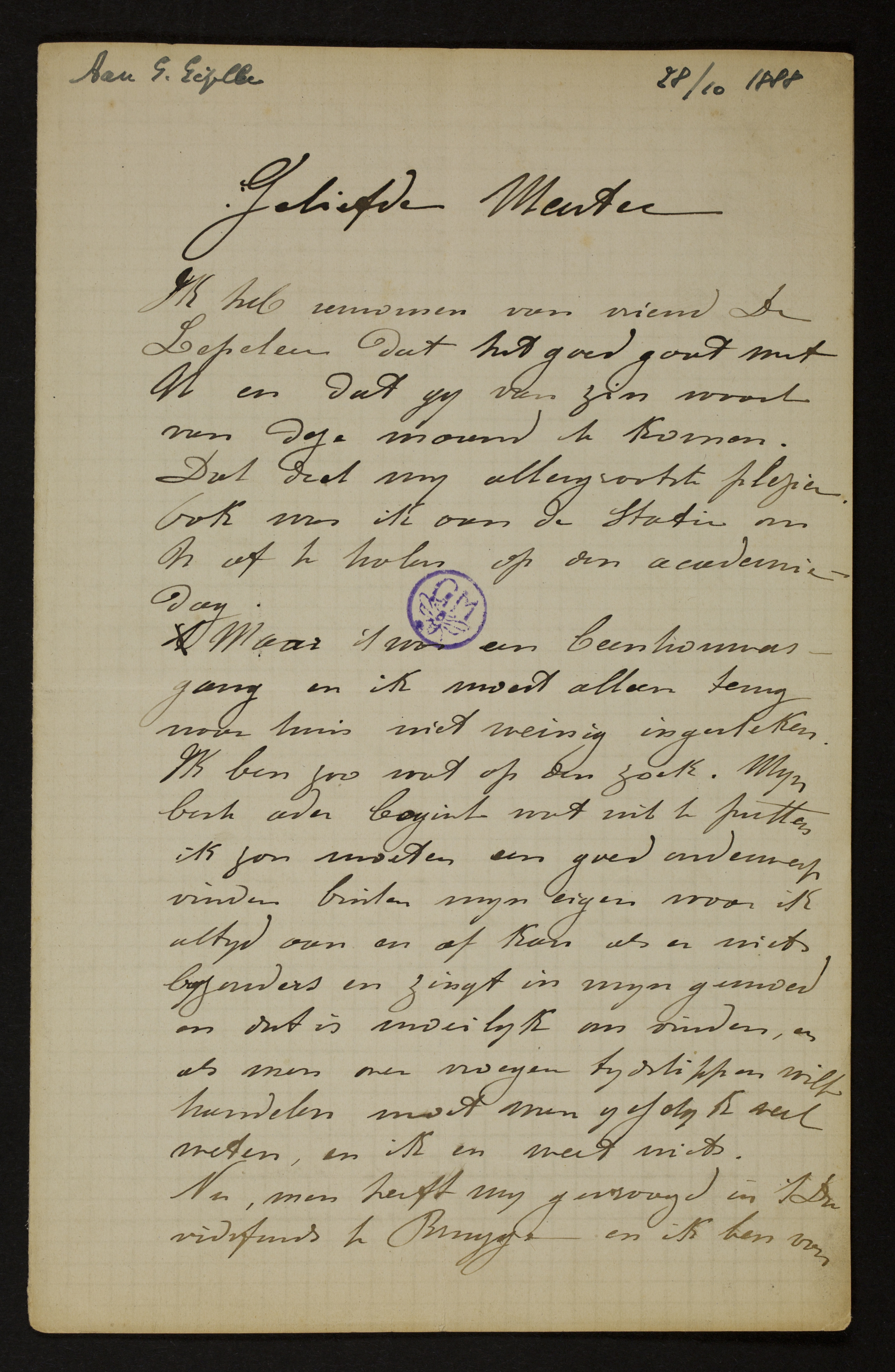 Alfons J. M. Janssens aan [Guido Gezelle]