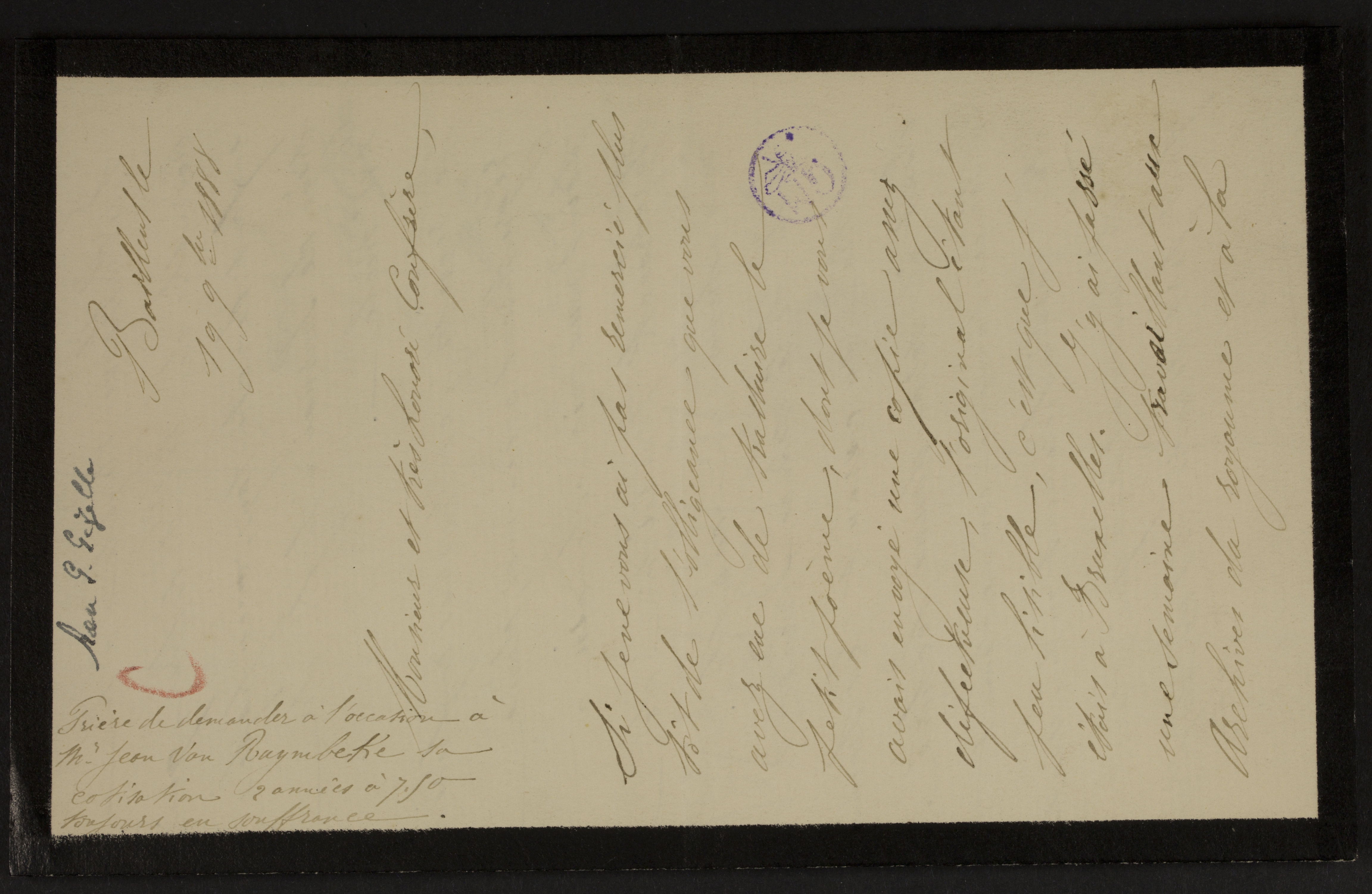 Eugeen Cortyl aan [Guido Gezelle]