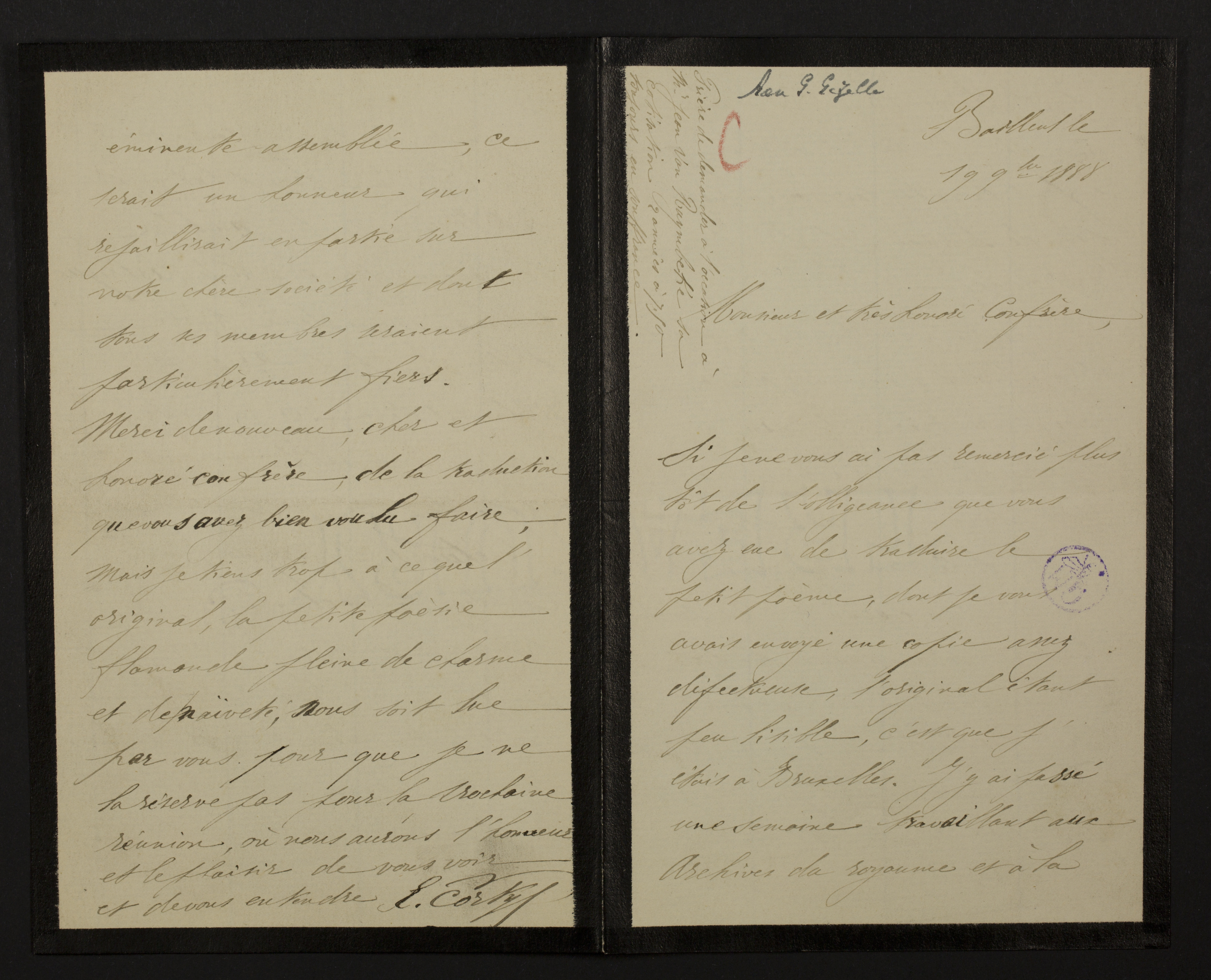 Eugeen Cortyl aan [Guido Gezelle]