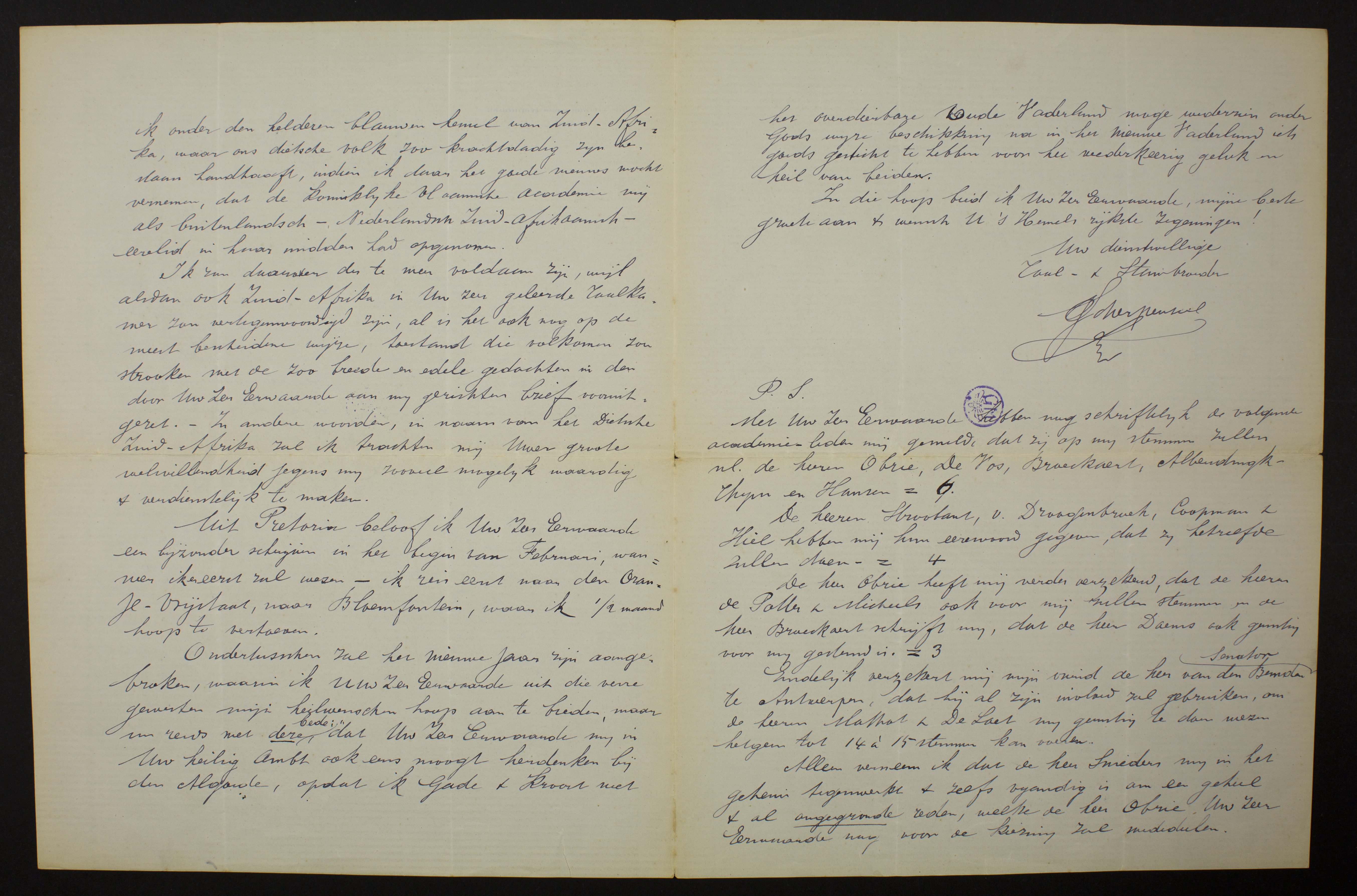 Peter Jozef Scherpenseel aan [Guido Gezelle]