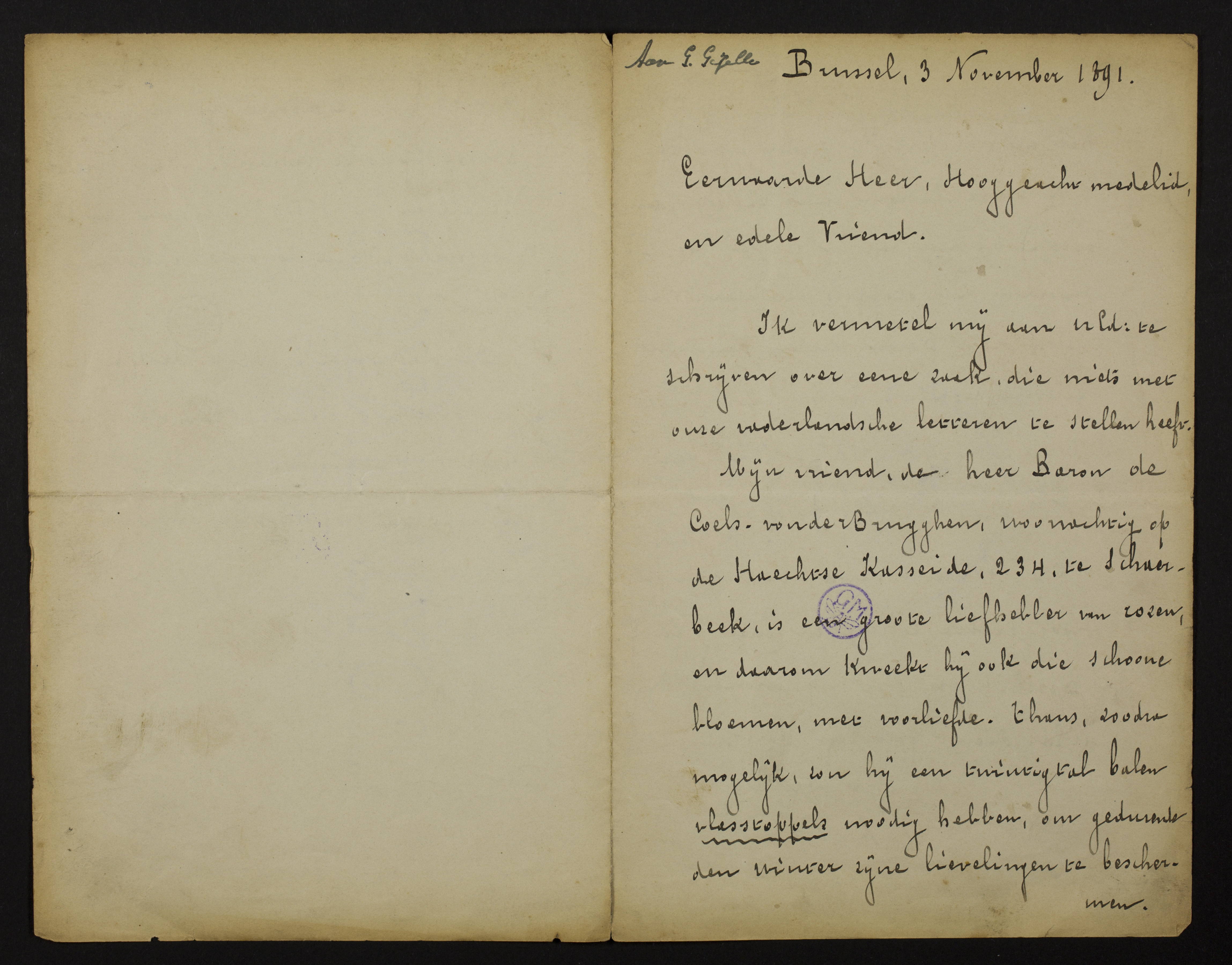 Emmanuel Hiel aan [Guido Gezelle]