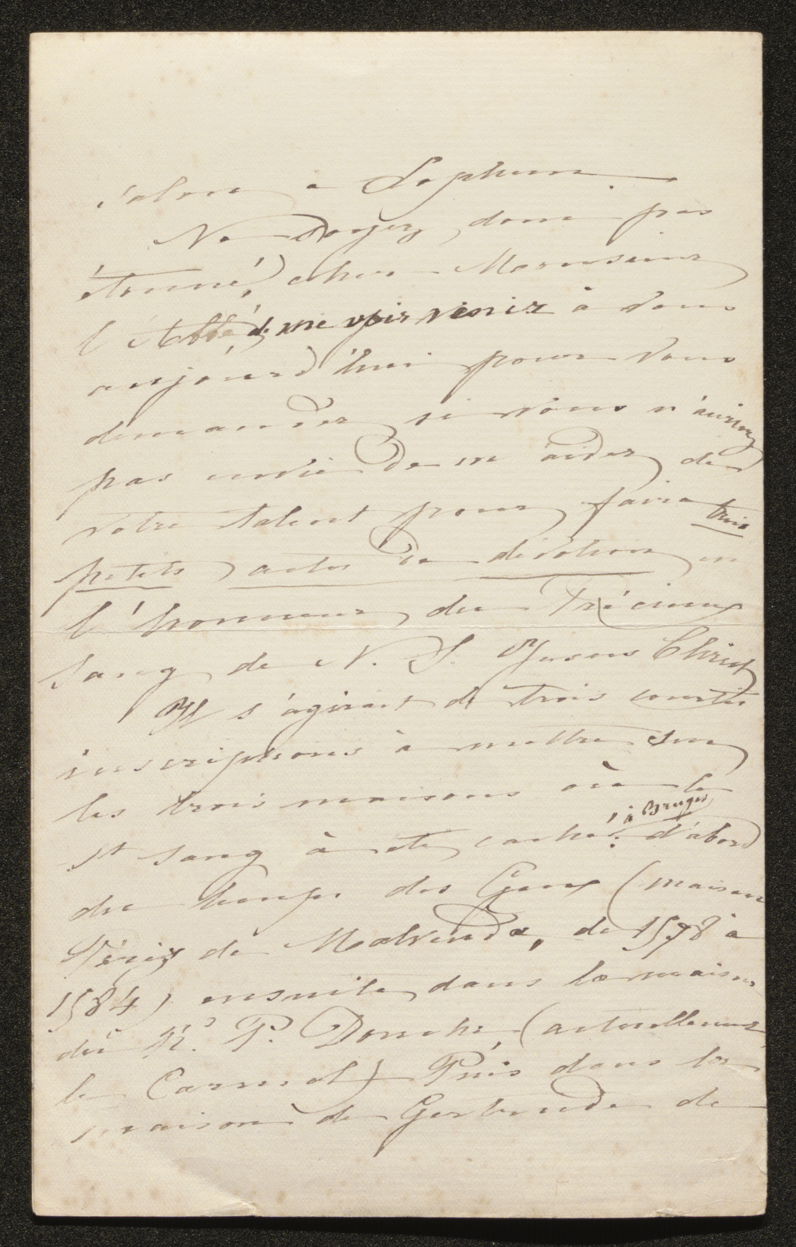 Savina Louise Joséphine de Gourcy Serainchamps aan [Guido Gezelle]