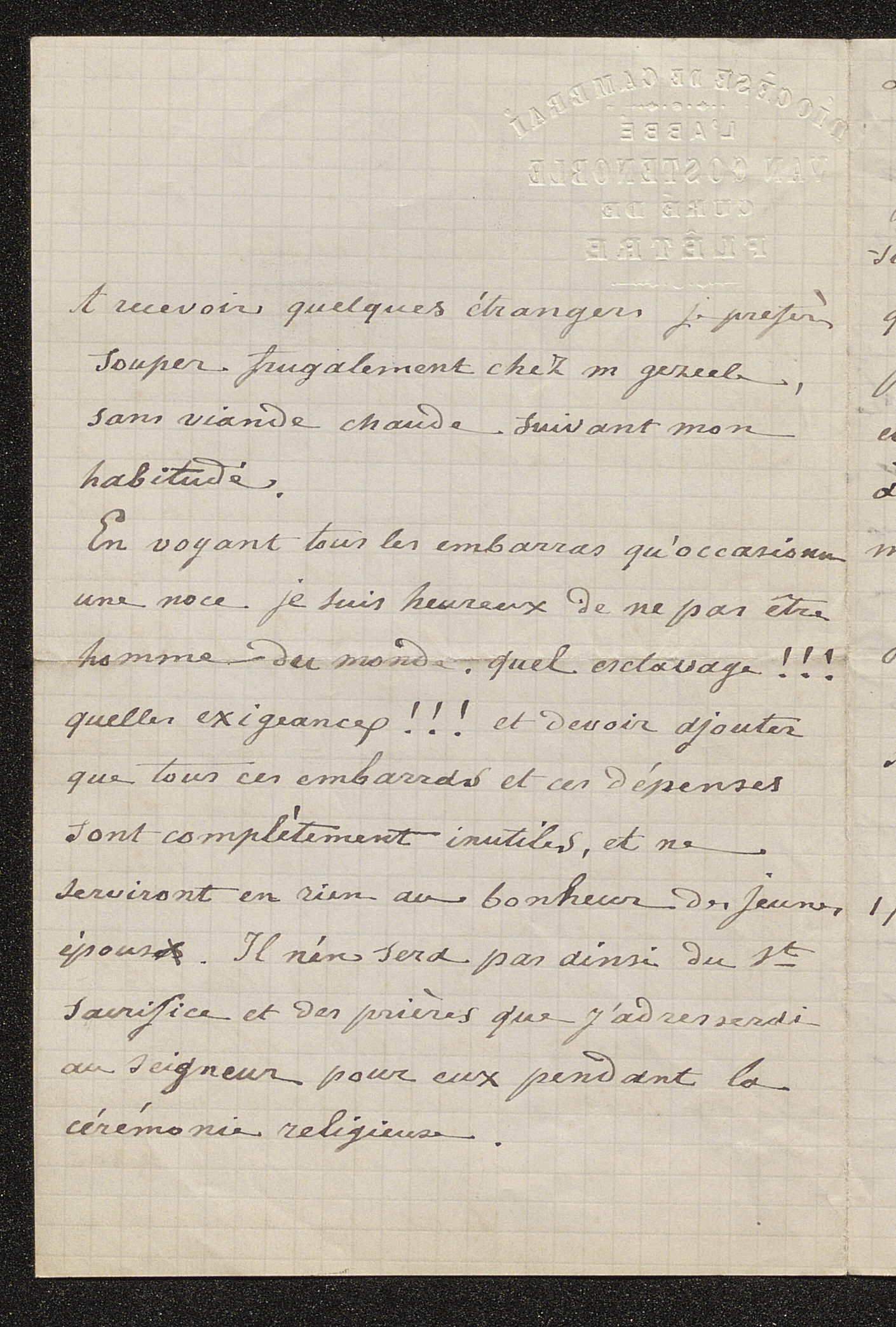 Emma Crombet (= mevrouw Emma Beke) aan [Guido Gezelle]