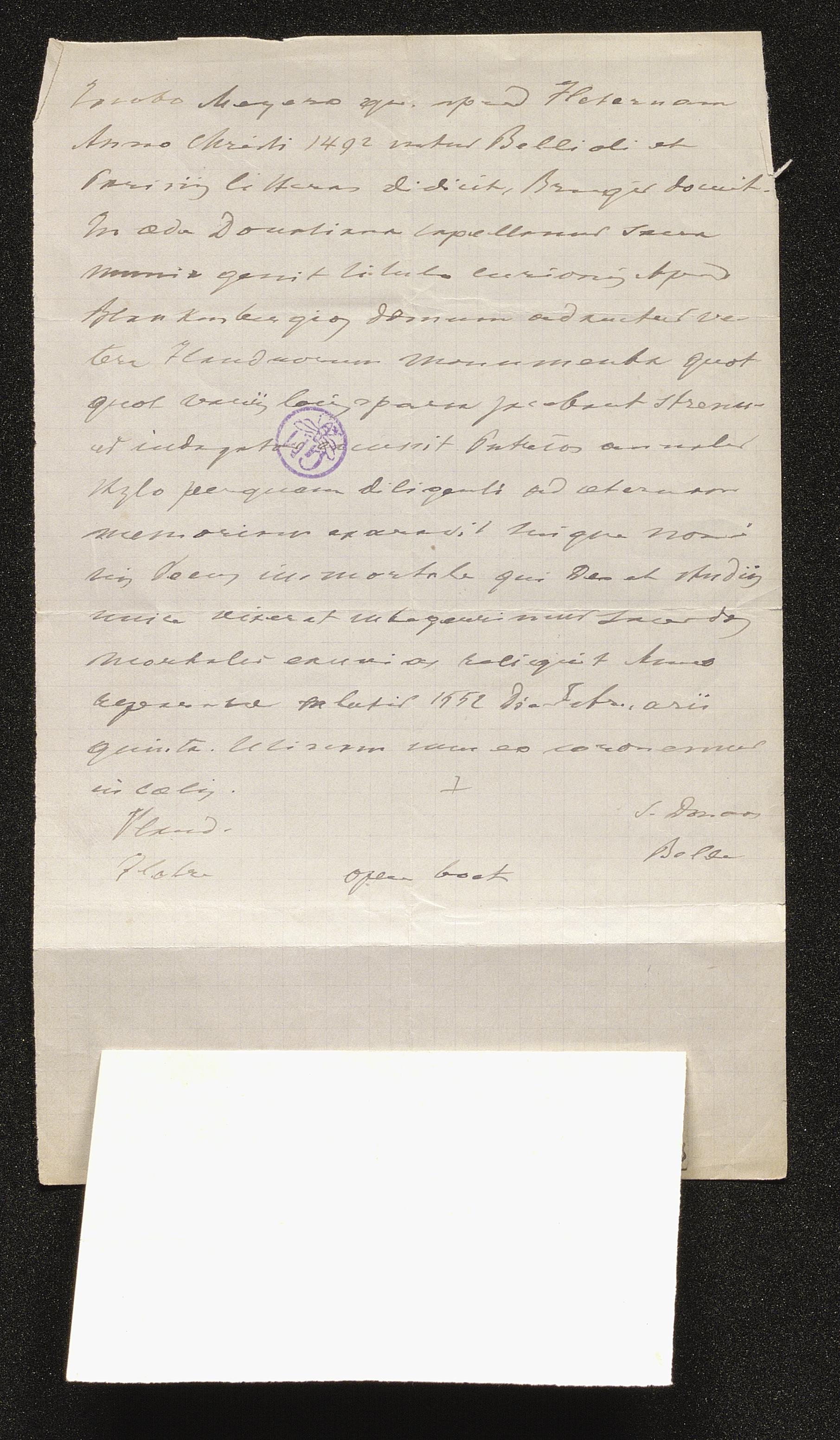 Emma Crombet (= mevrouw Emma Beke) aan [Guido Gezelle]