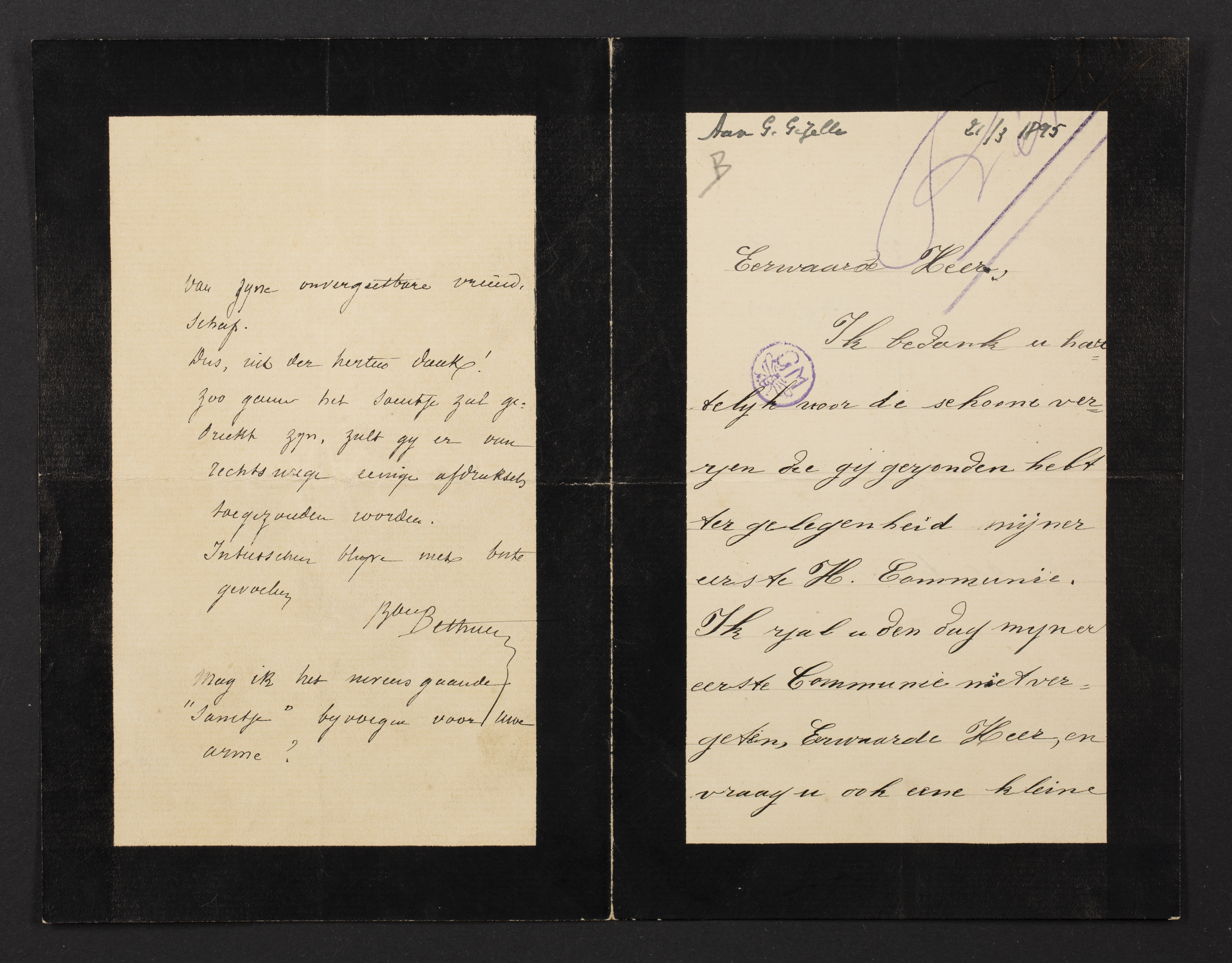 Jeanne Marie Emilie Colette Ghislaine (de) Béthune aan [Guido Gezelle]