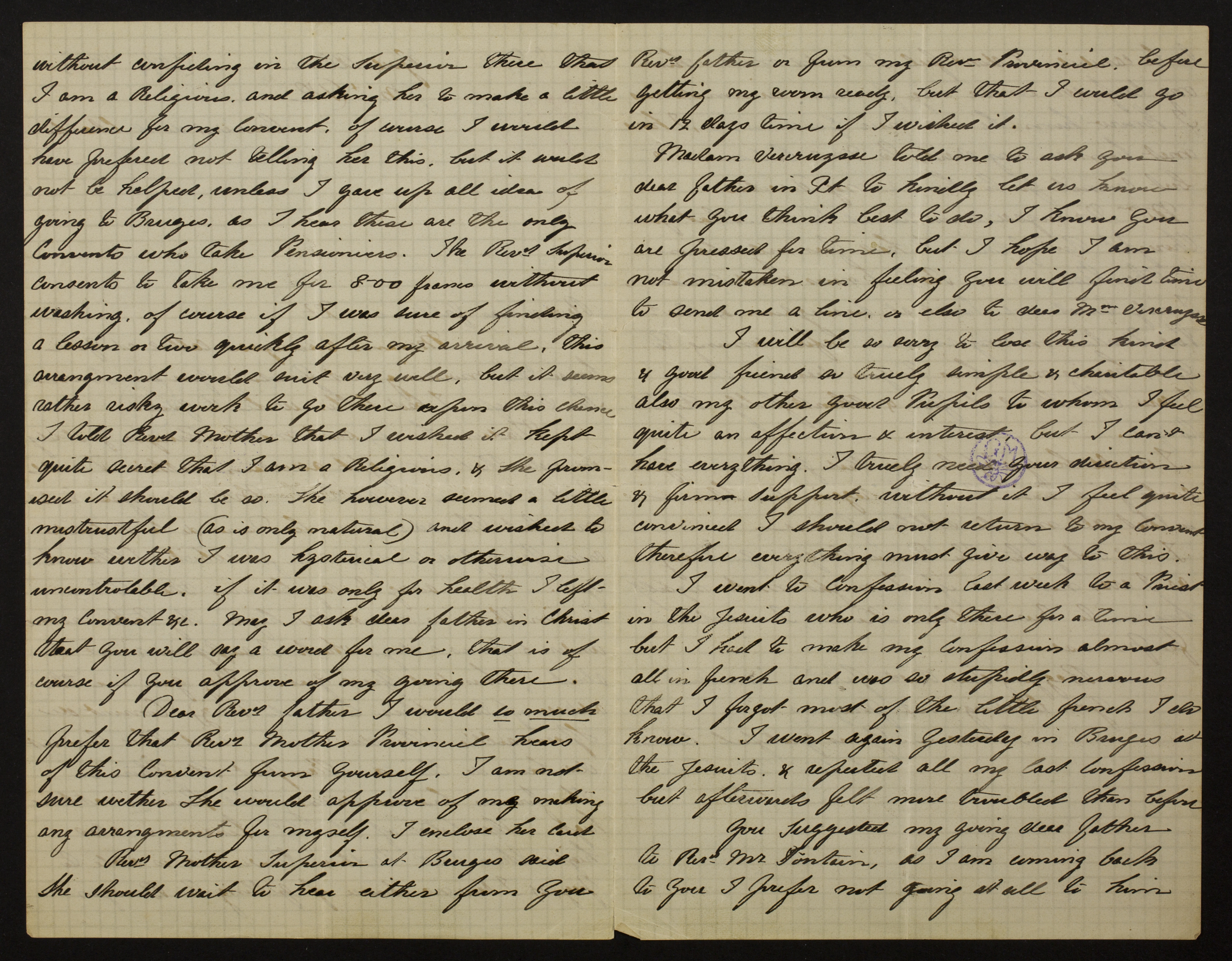 [Mary Catherine Cole] (= Zuster Zita) aan [Guido Gezelle]