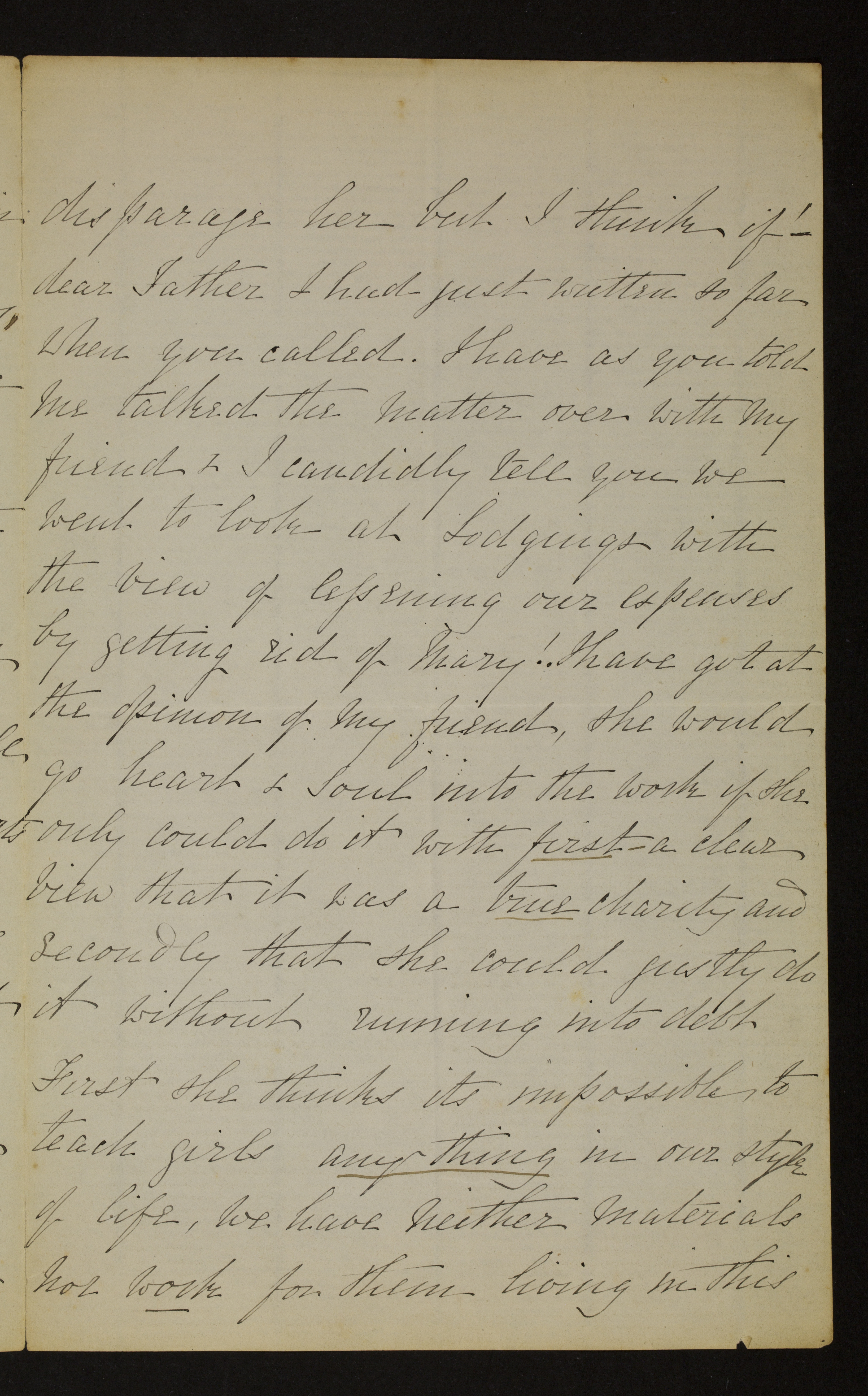 Cecilia Sarah De Lisle (= Cecilia Sarah Galbraith) aan [Guido Gezelle]