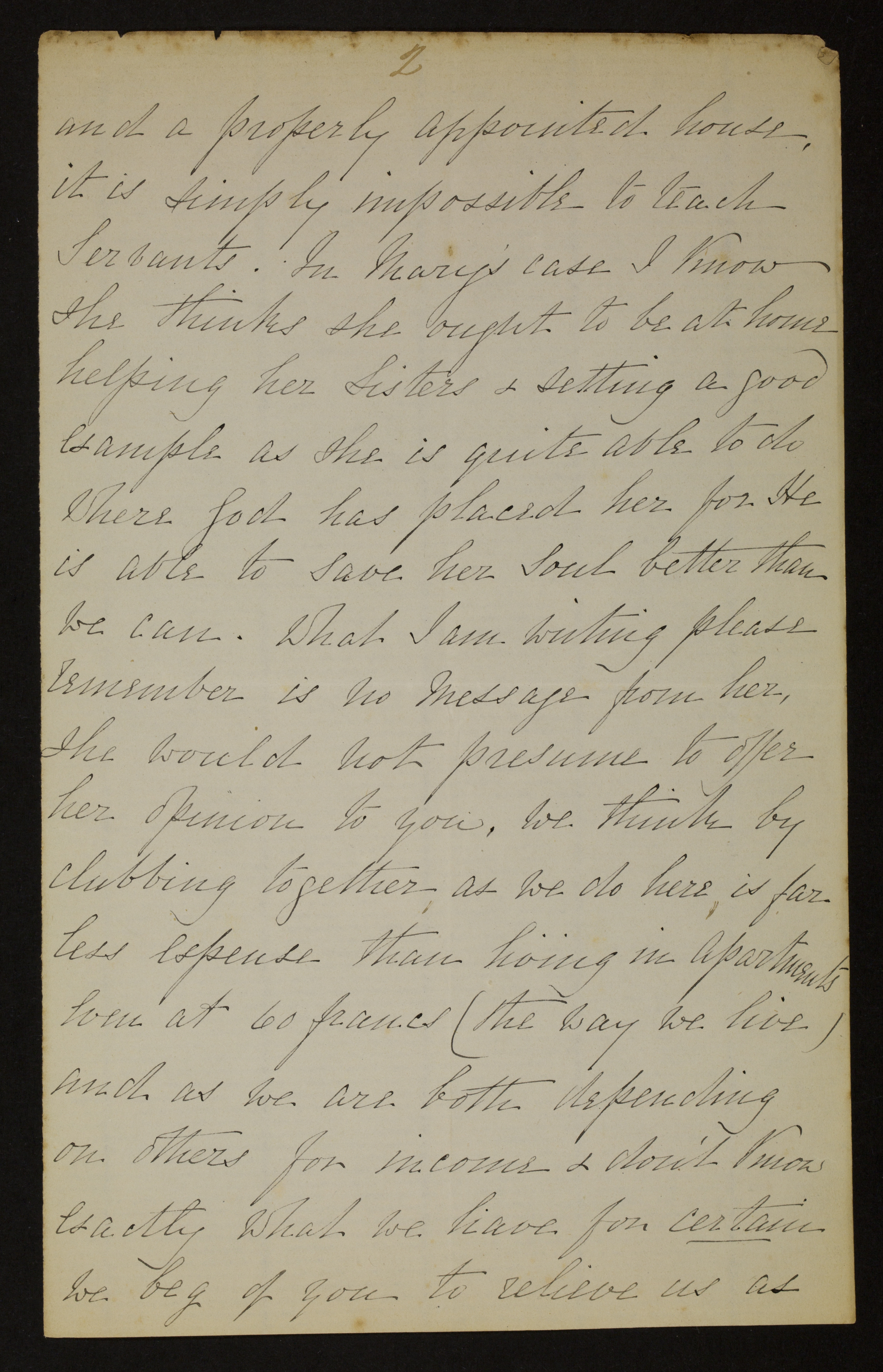 Cecilia Sarah De Lisle (= Cecilia Sarah Galbraith) aan [Guido Gezelle]