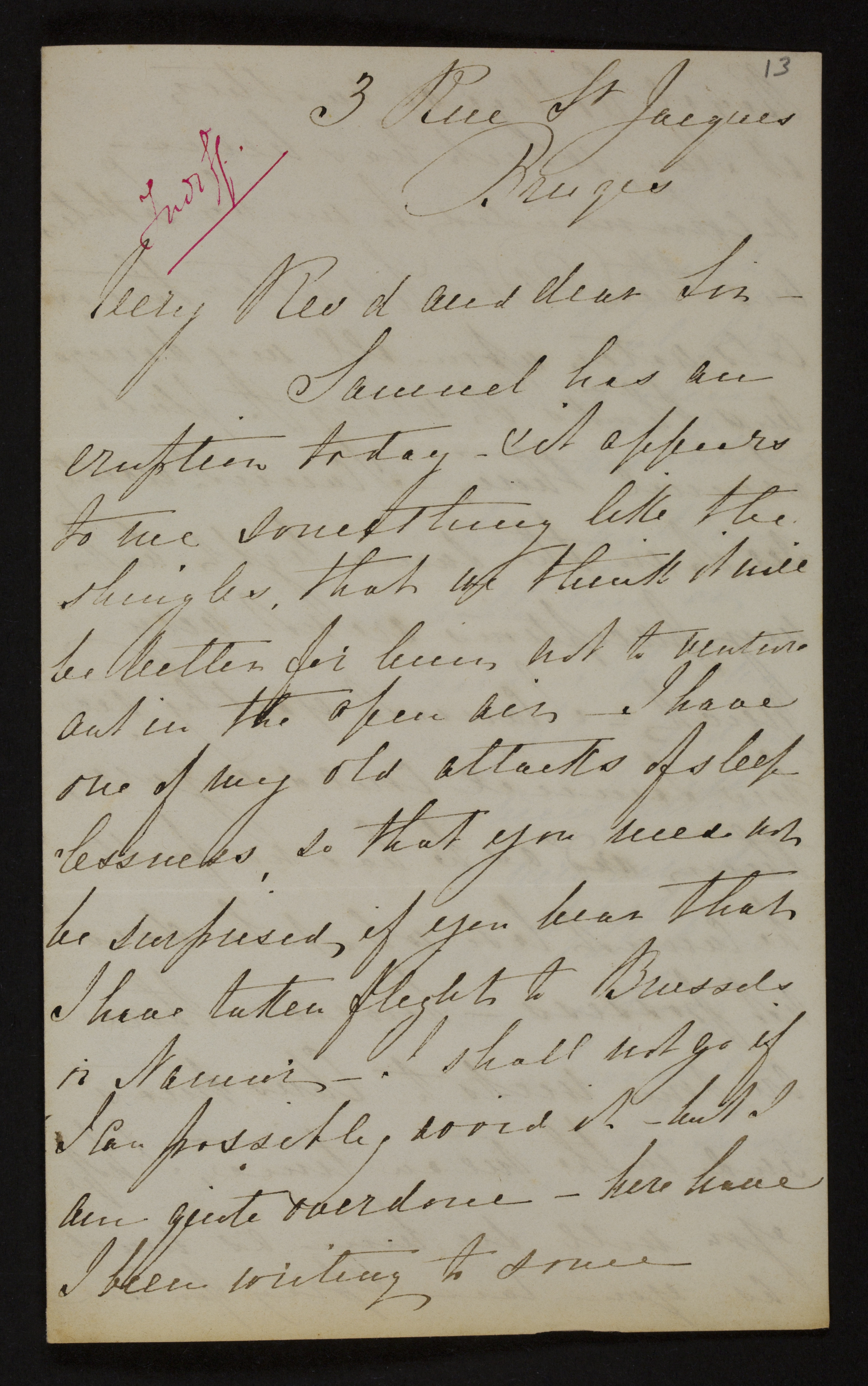 [Jemima Stroud] (= mevrouw Jemima Hazeland) aan [Guido Gezelle]