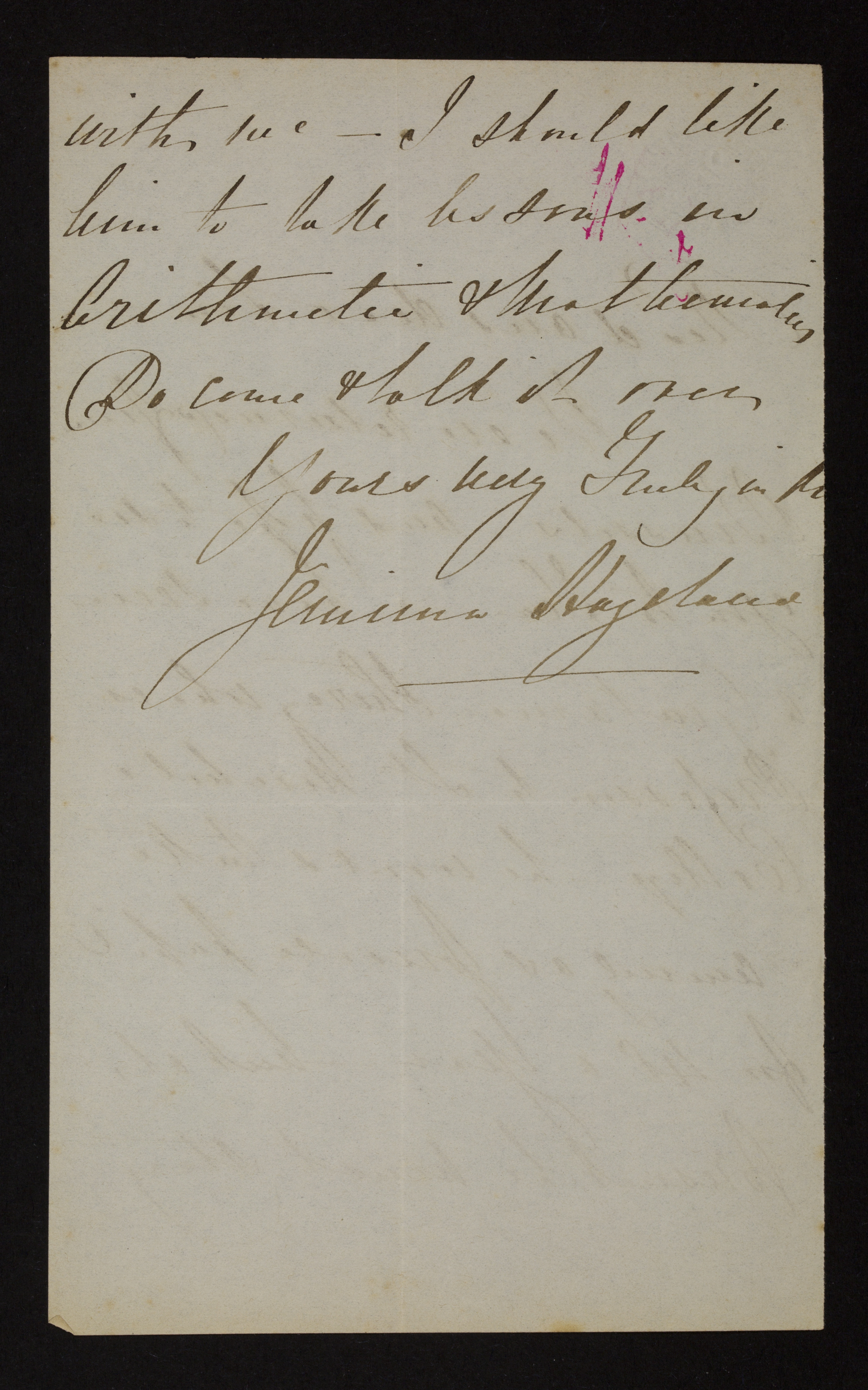 [Jemima Stroud] (= mevrouw Jemima Hazeland) aan [Guido Gezelle]