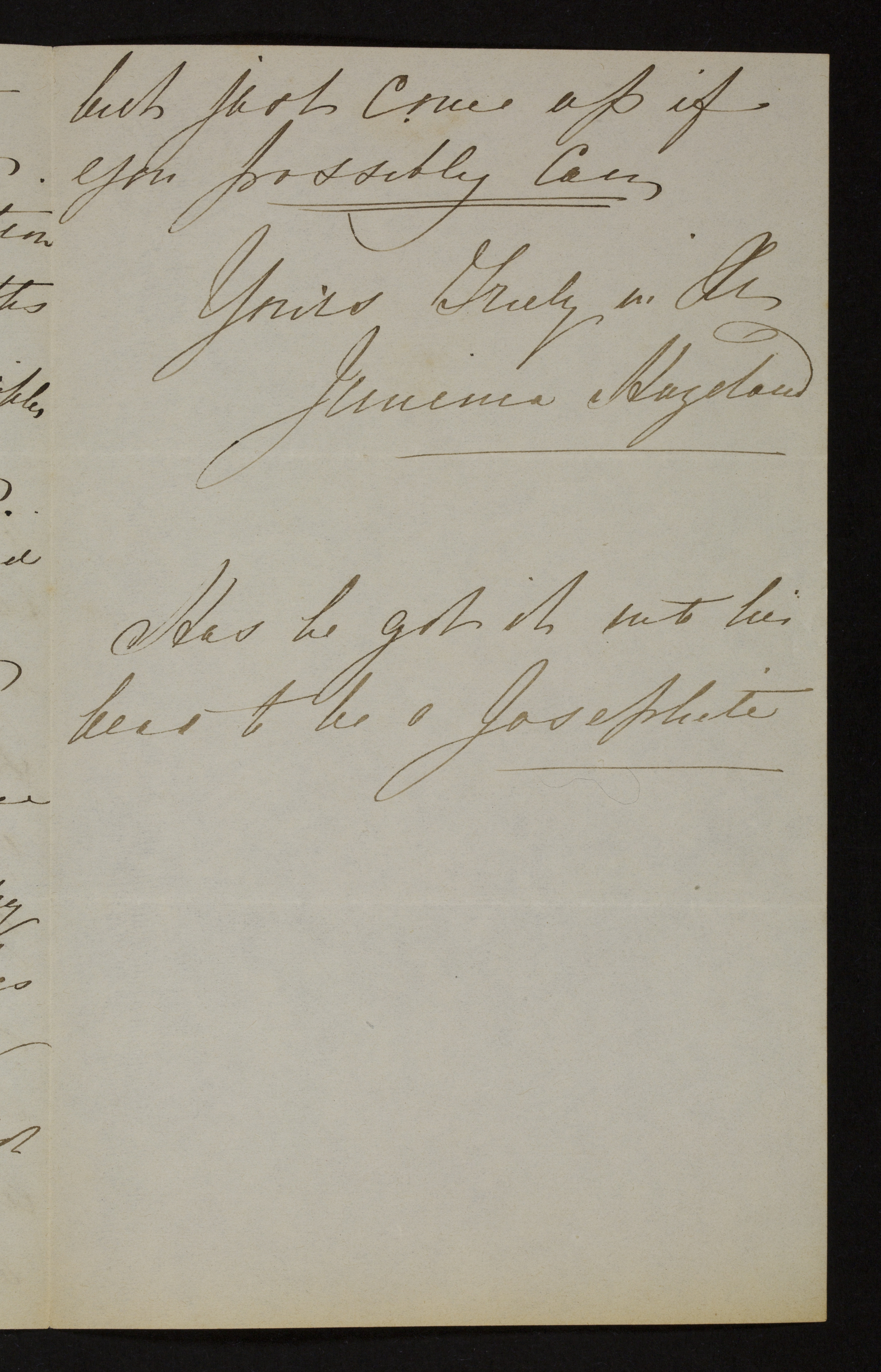 [Jemima Stroud] (= mevrouw Jemima Hazeland) aan [Guido Gezelle]