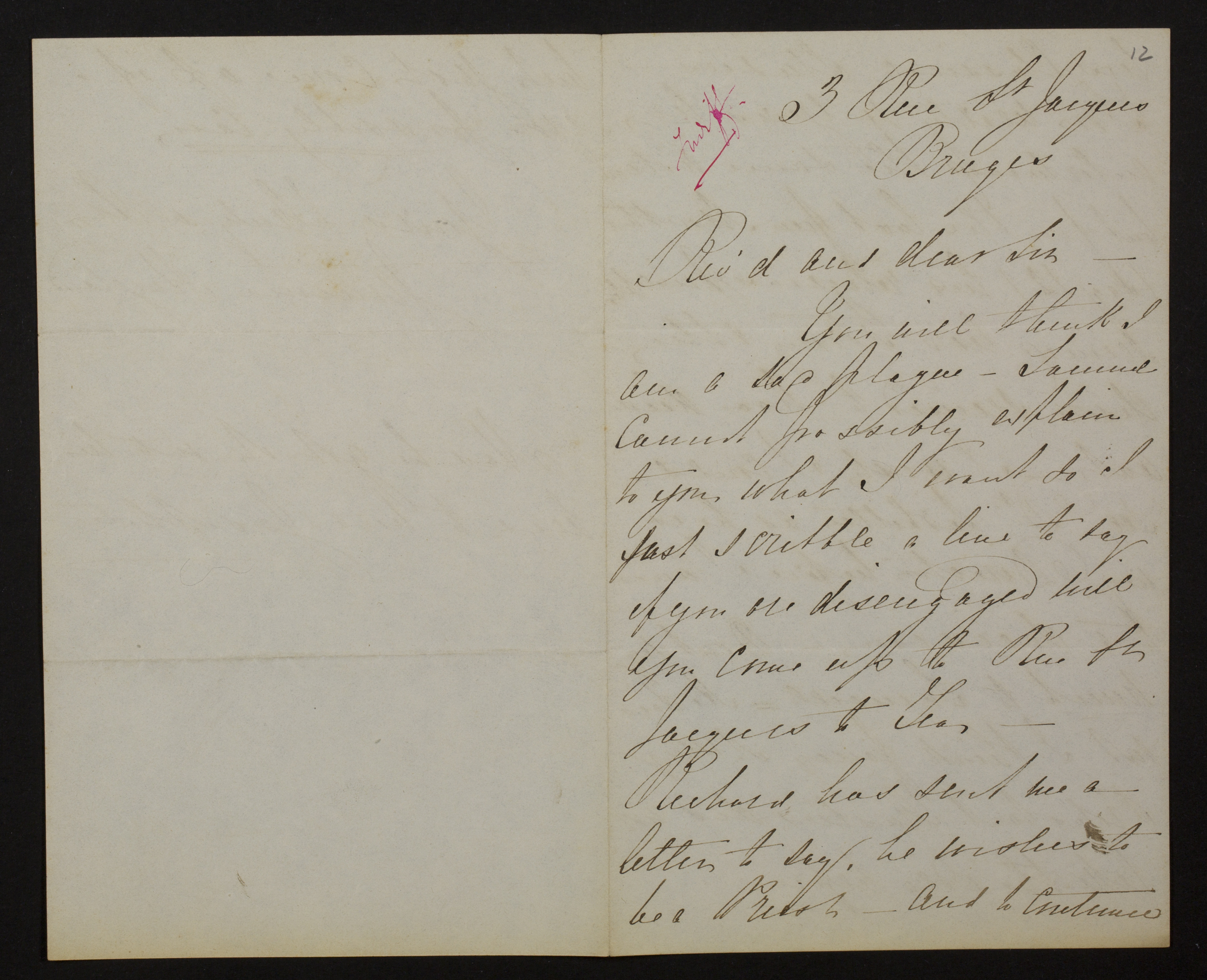 [Jemima Stroud] (= mevrouw Jemima Hazeland) aan [Guido Gezelle]