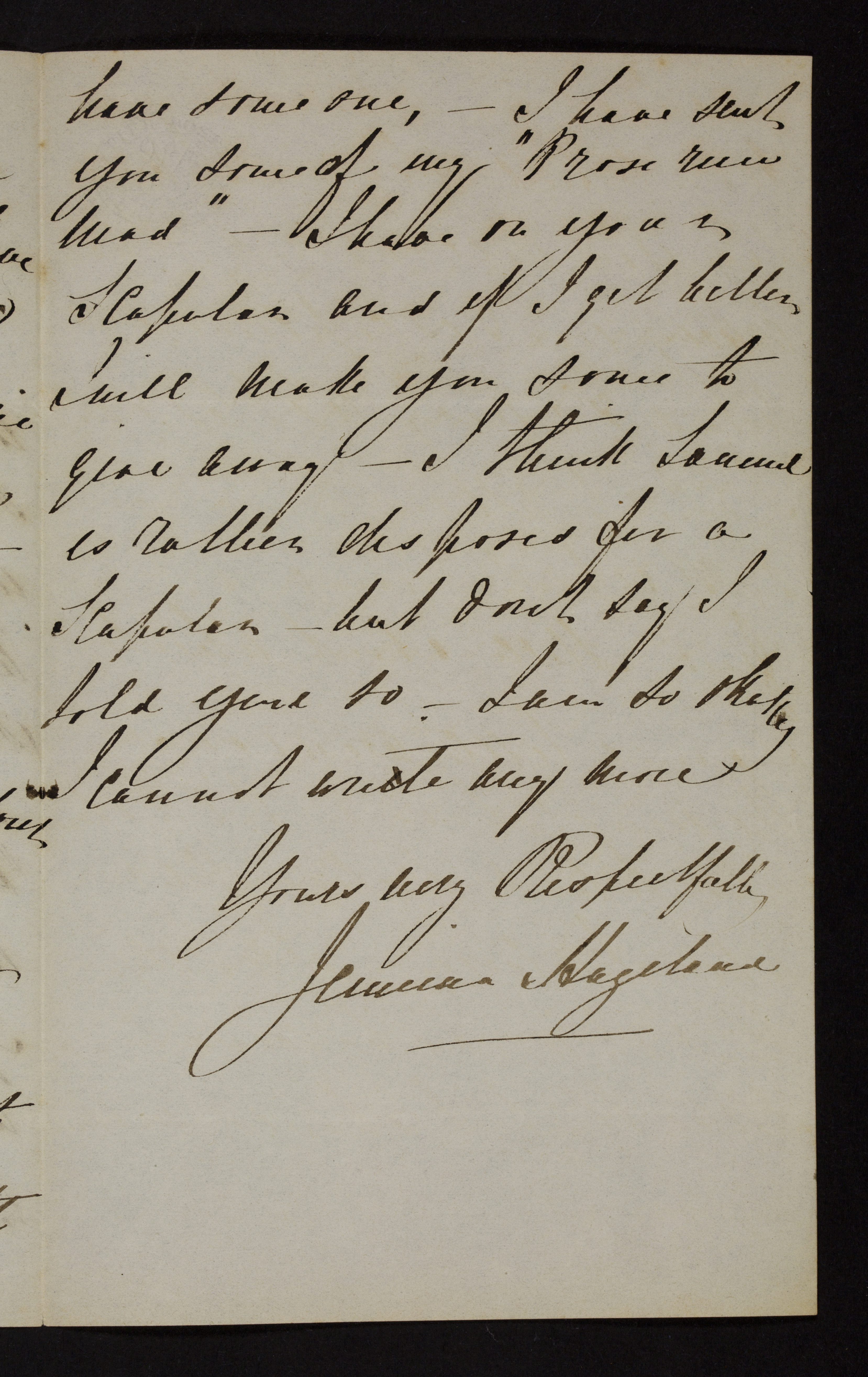 [Jemima Stroud] (= mevrouw Jemima Hazeland) aan [Guido Gezelle]