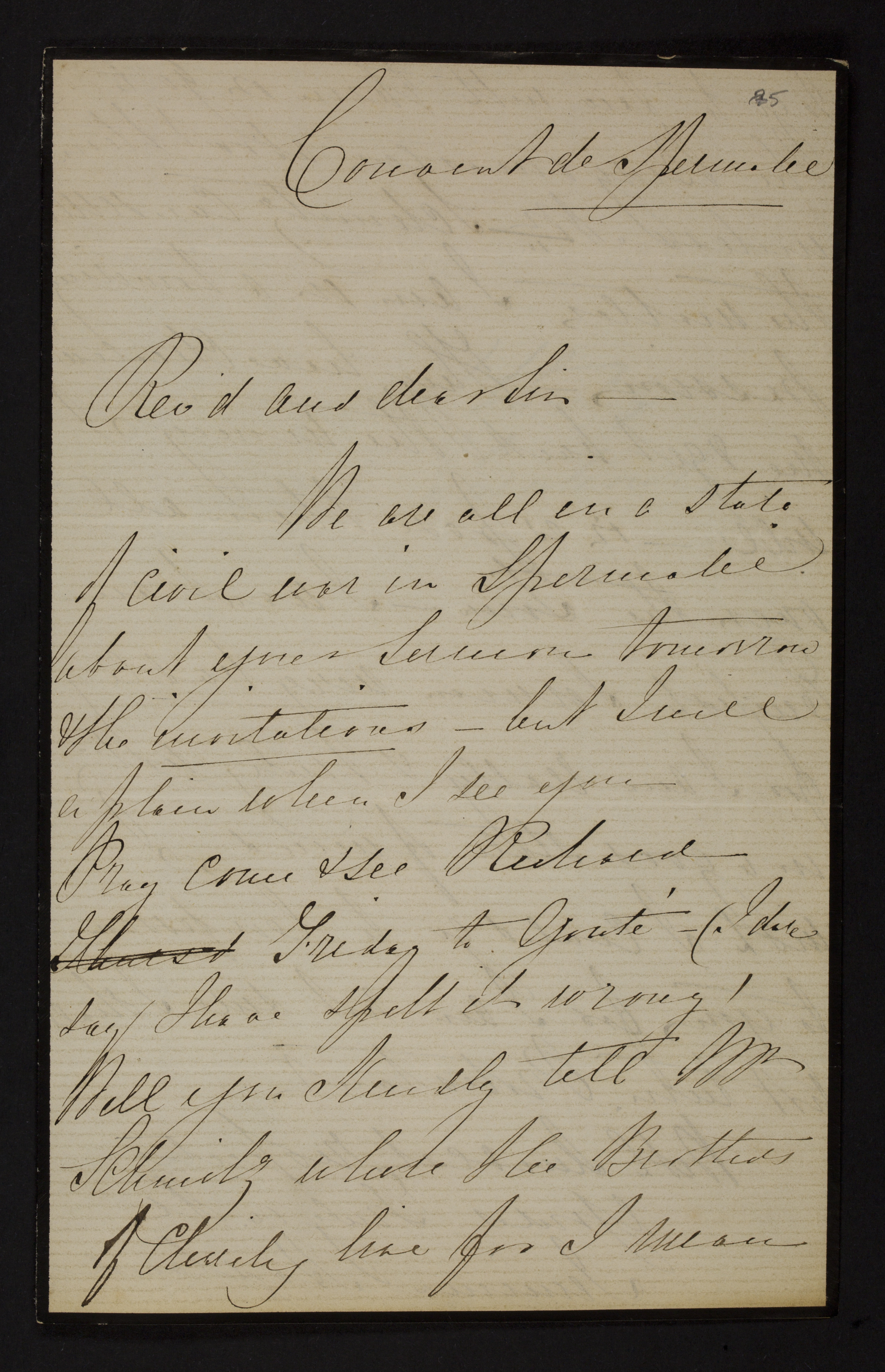 [Jemima Stroud] (= mevrouw Jemima Hazeland) aan [Guido Gezelle]