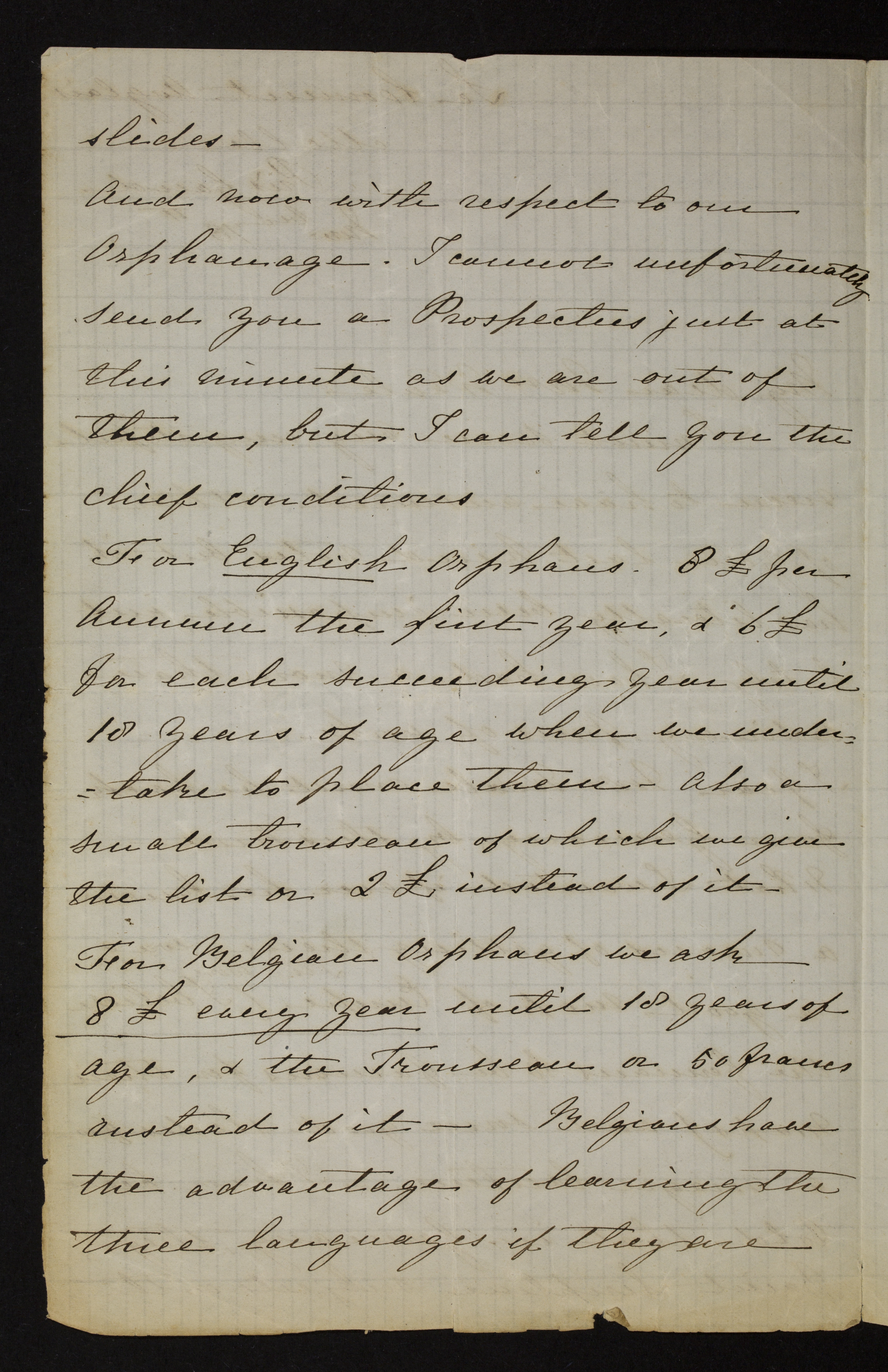 [Catherine Anne Bathurst] (= Zuster Mary Catherine Philip) aan [Helena Amelia Walton (= mevrouw Helena Weale)]