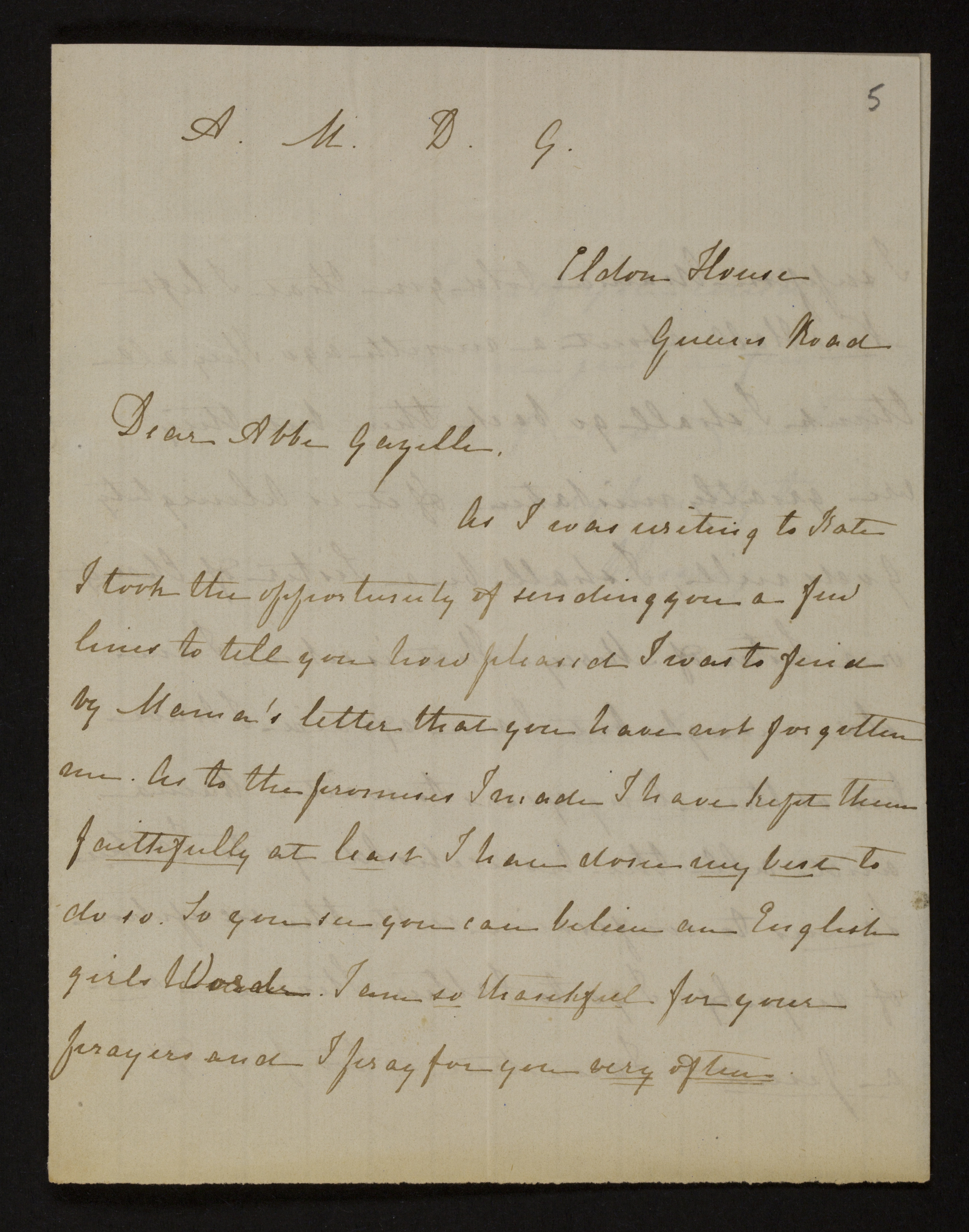 Mary Vavasour aan [Guido Gezelle]