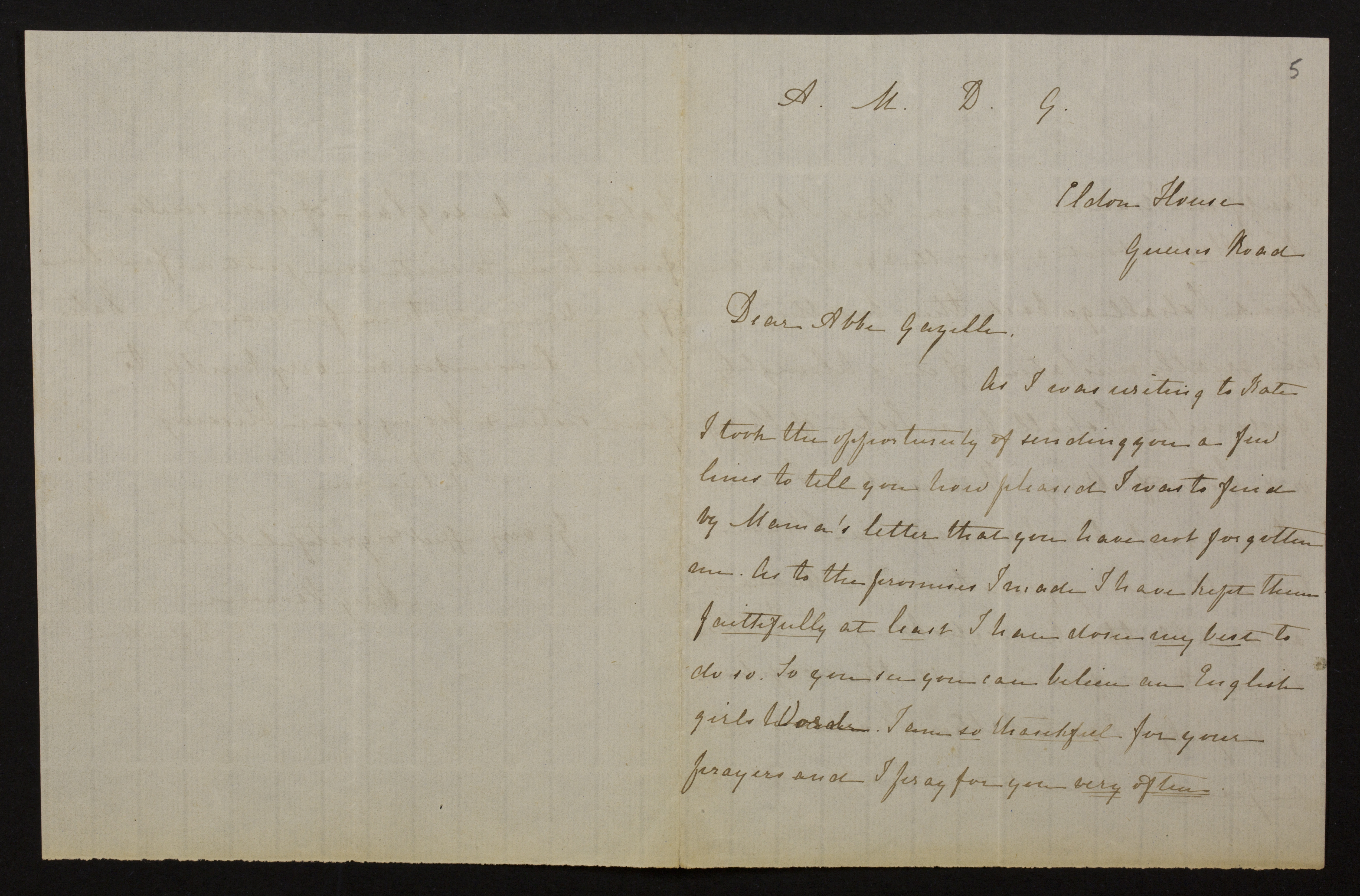 Mary Vavasour aan [Guido Gezelle]