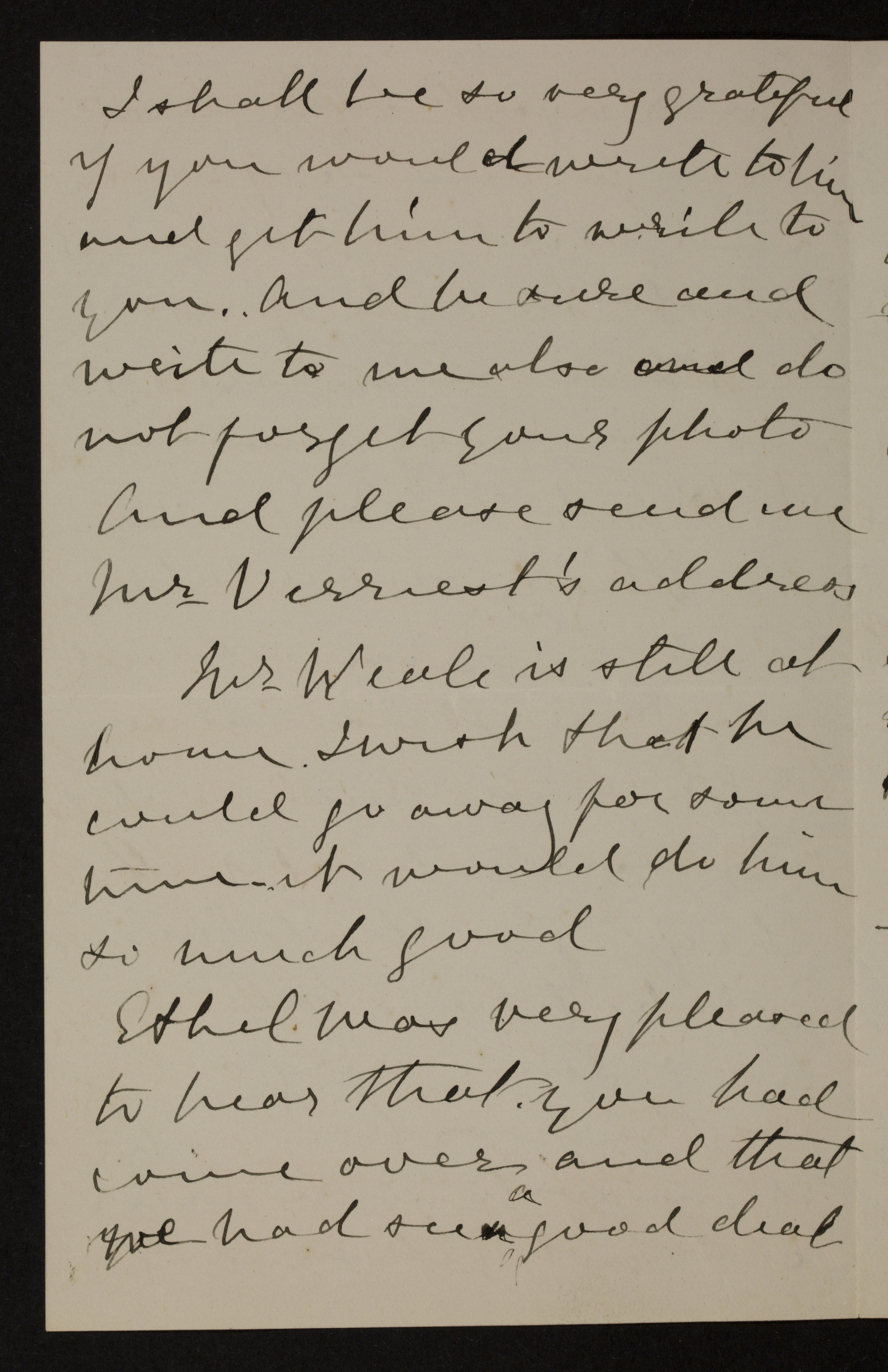 [Helena Amelia Walton] (= mevrouw Helena Weale) aan [Guido Gezelle]