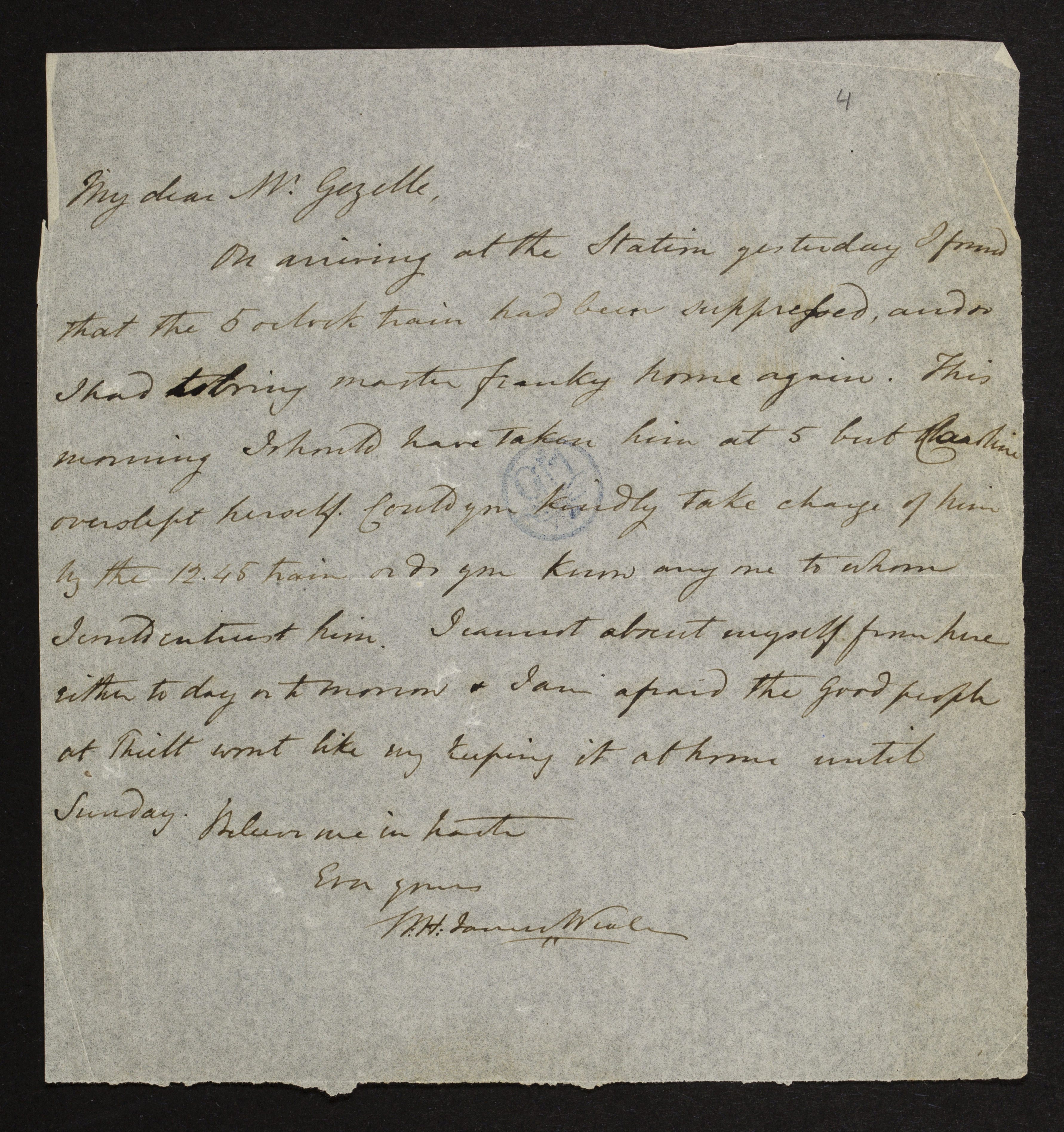 William Henry James Weale aan [Guido Gezelle]