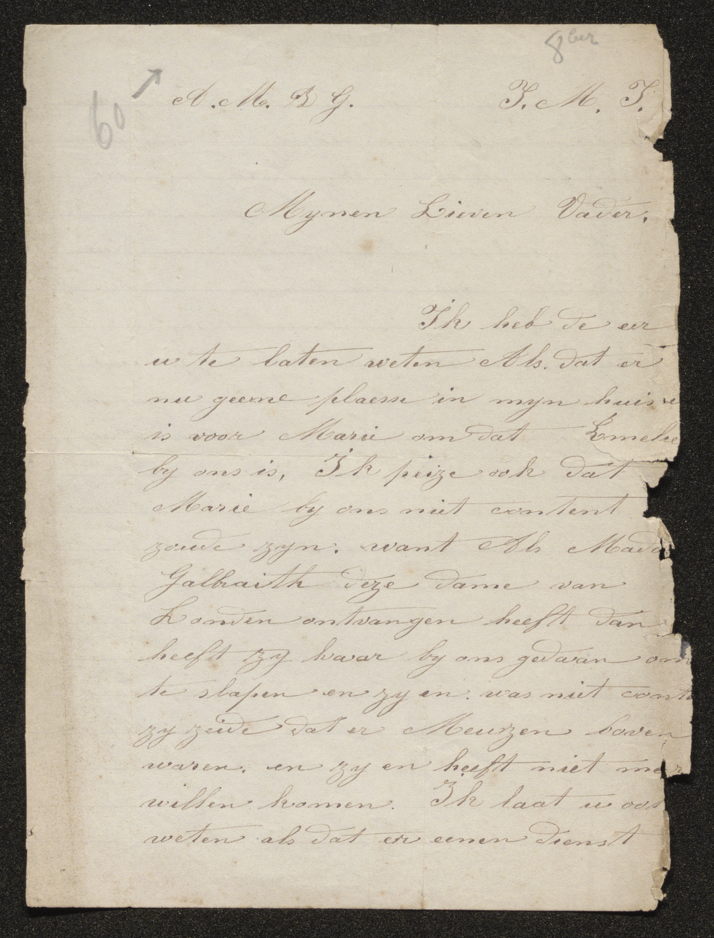 Marie Maes aan [Guido Gezelle]