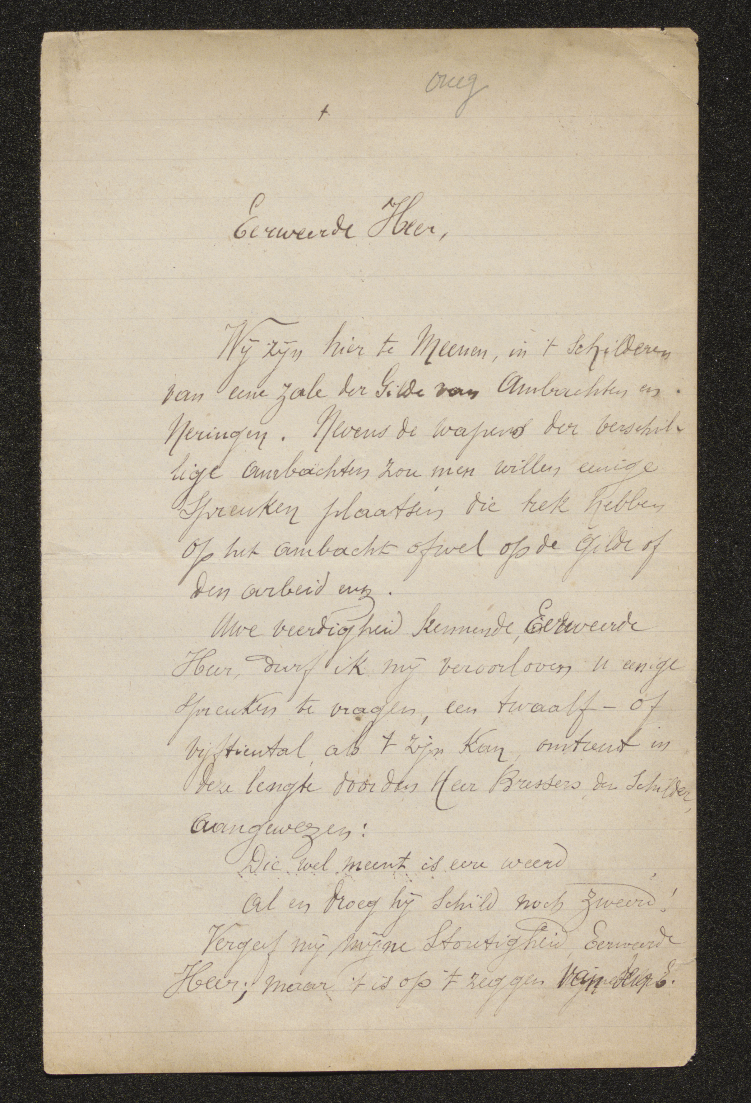 Jules Roose aan [Guido Gezelle]