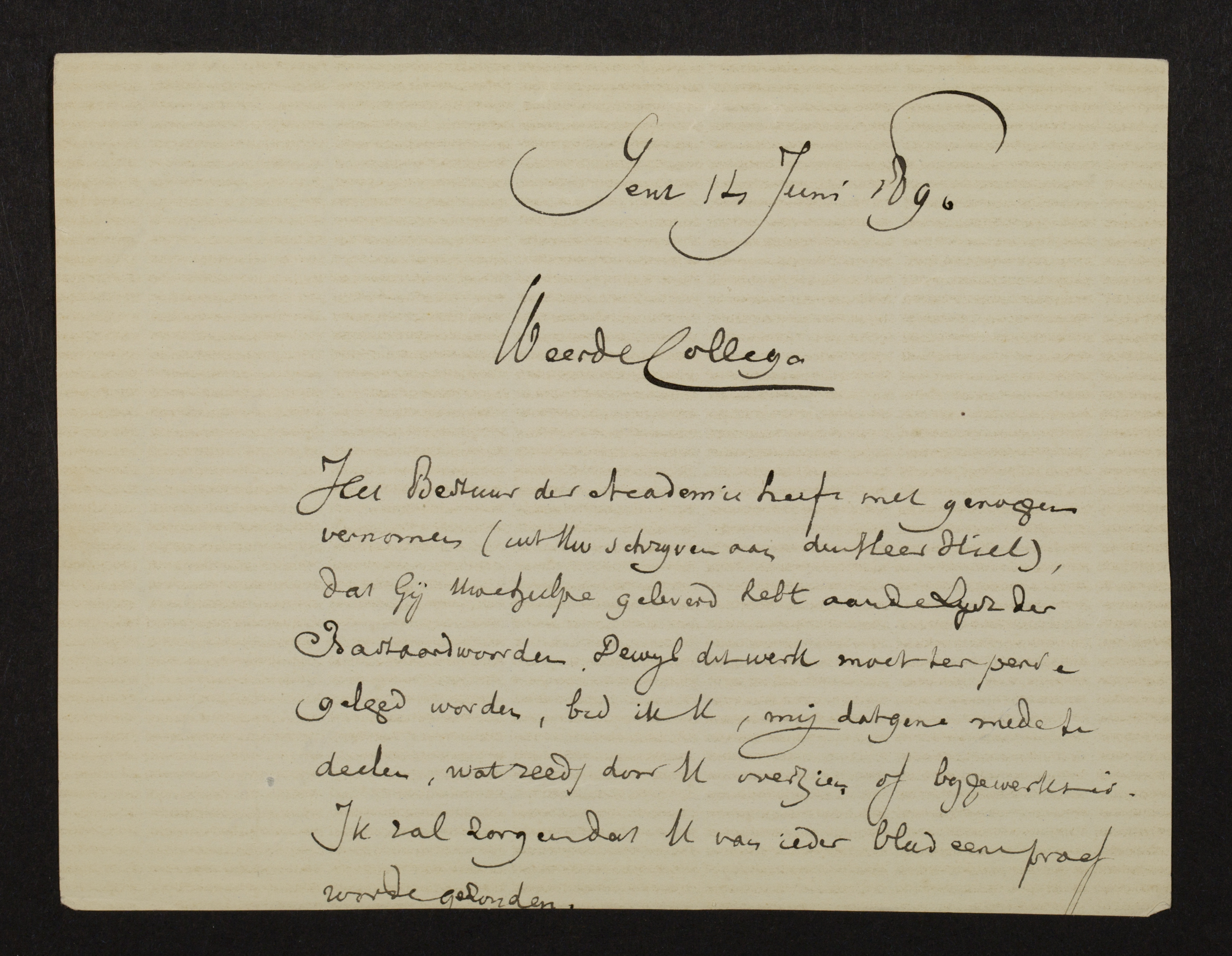 [Frans De Potter] aan [Guido Gezelle]