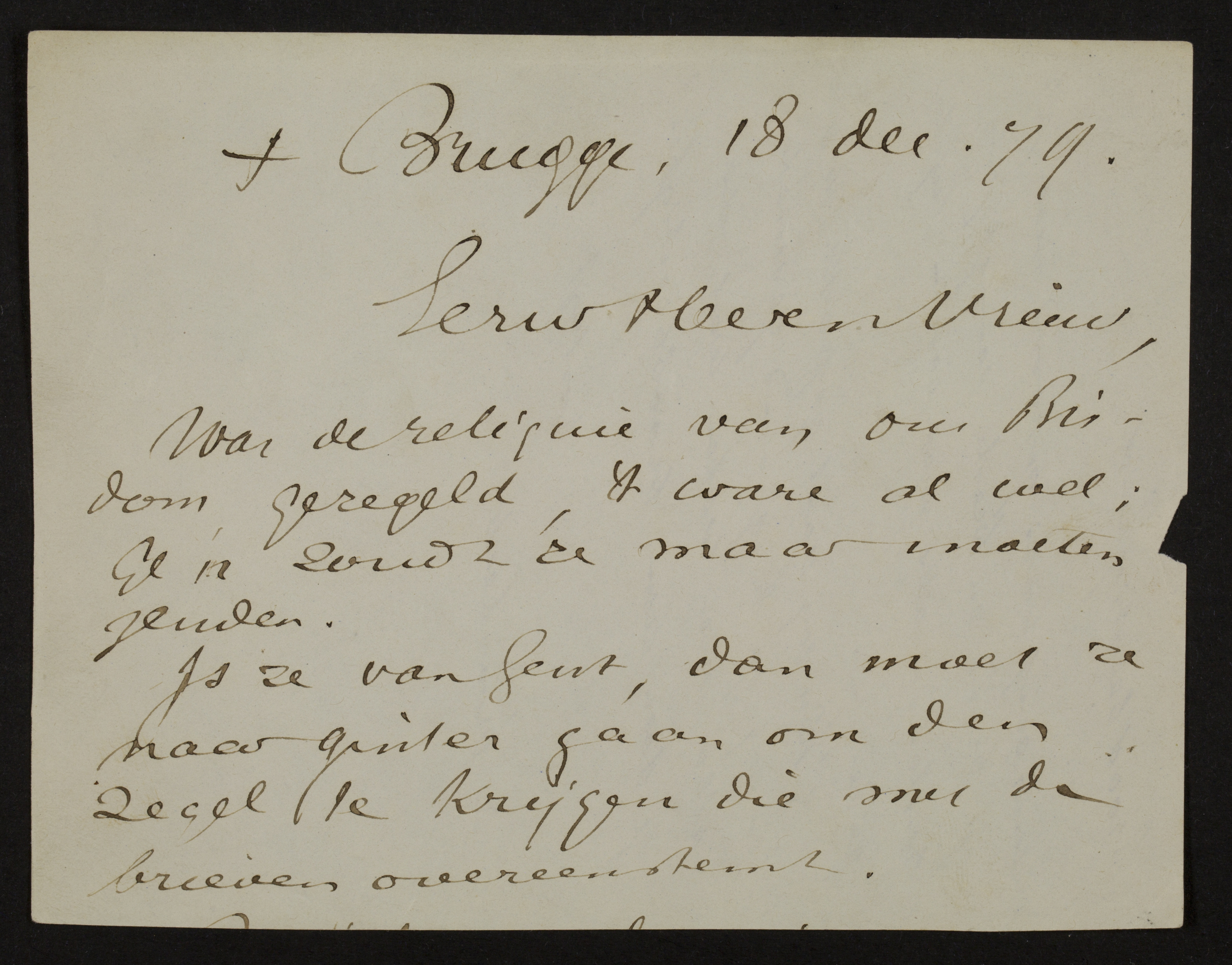 [Adolf Juliaan Duclos] aan [Guido Gezelle]