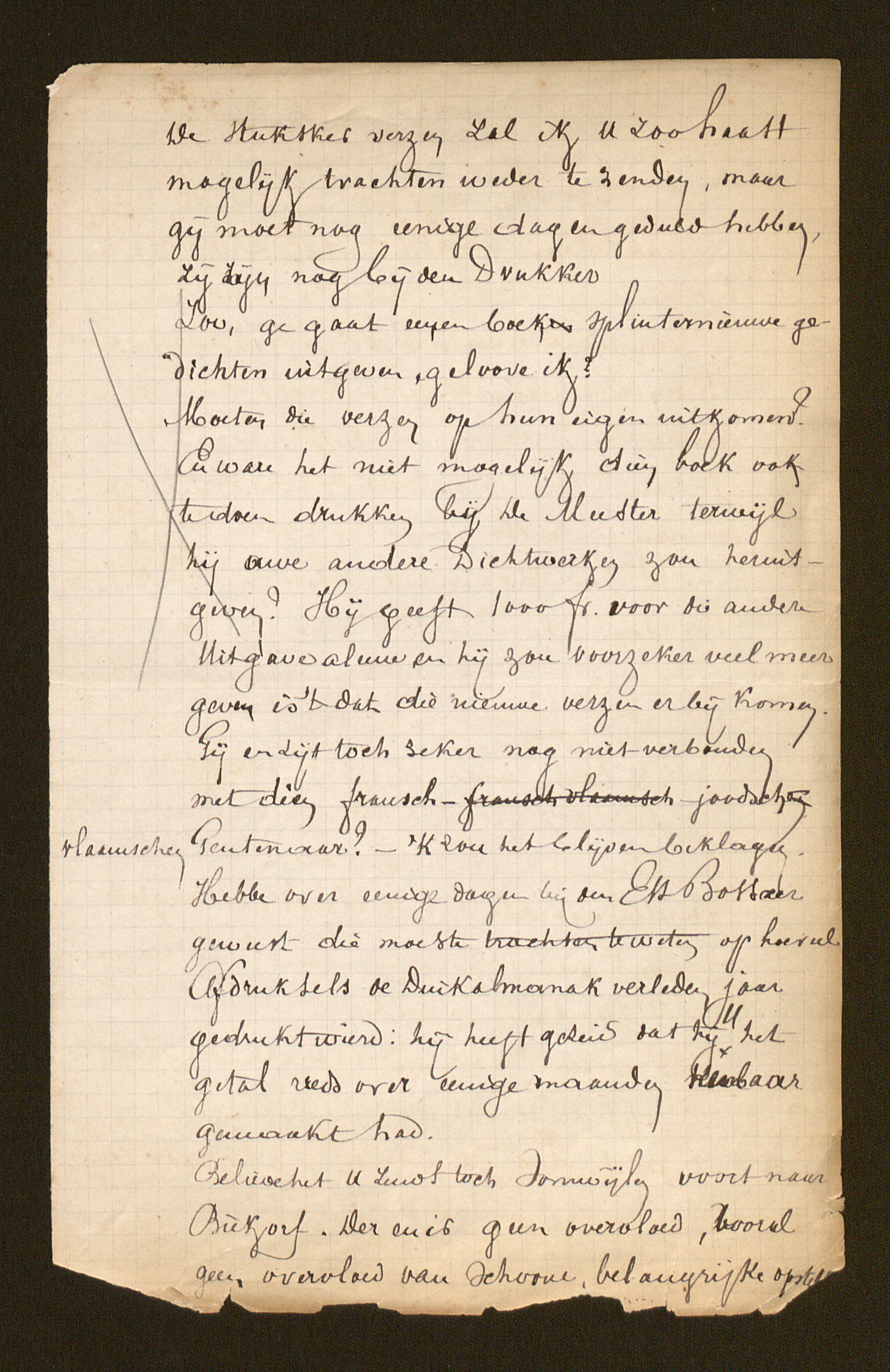 Edward Van Robays aan [Guido Gezelle]