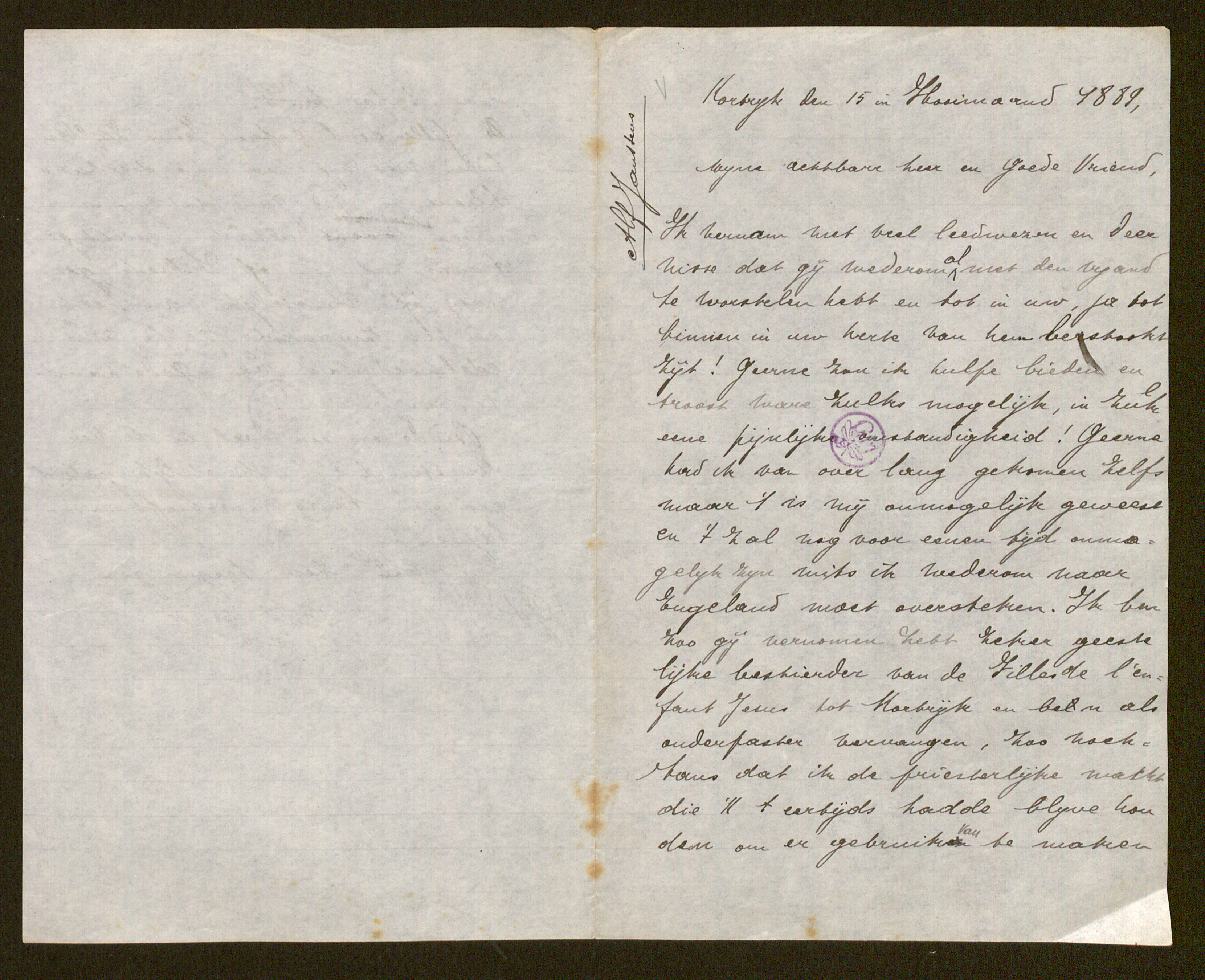 Guido Gezelle aan [Alfons J. M. Janssens]