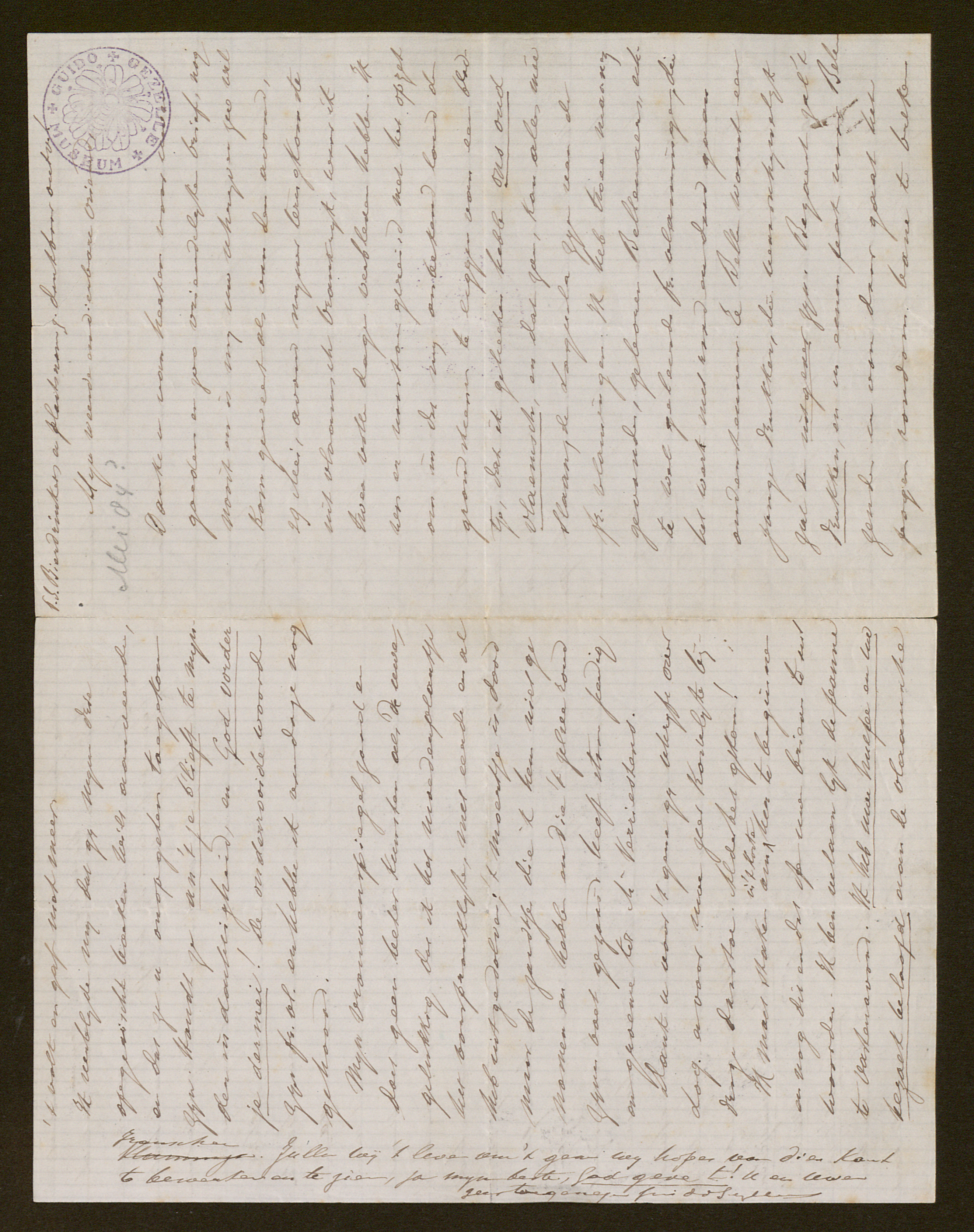 Guido Gezelle aan [Johan Winkler]