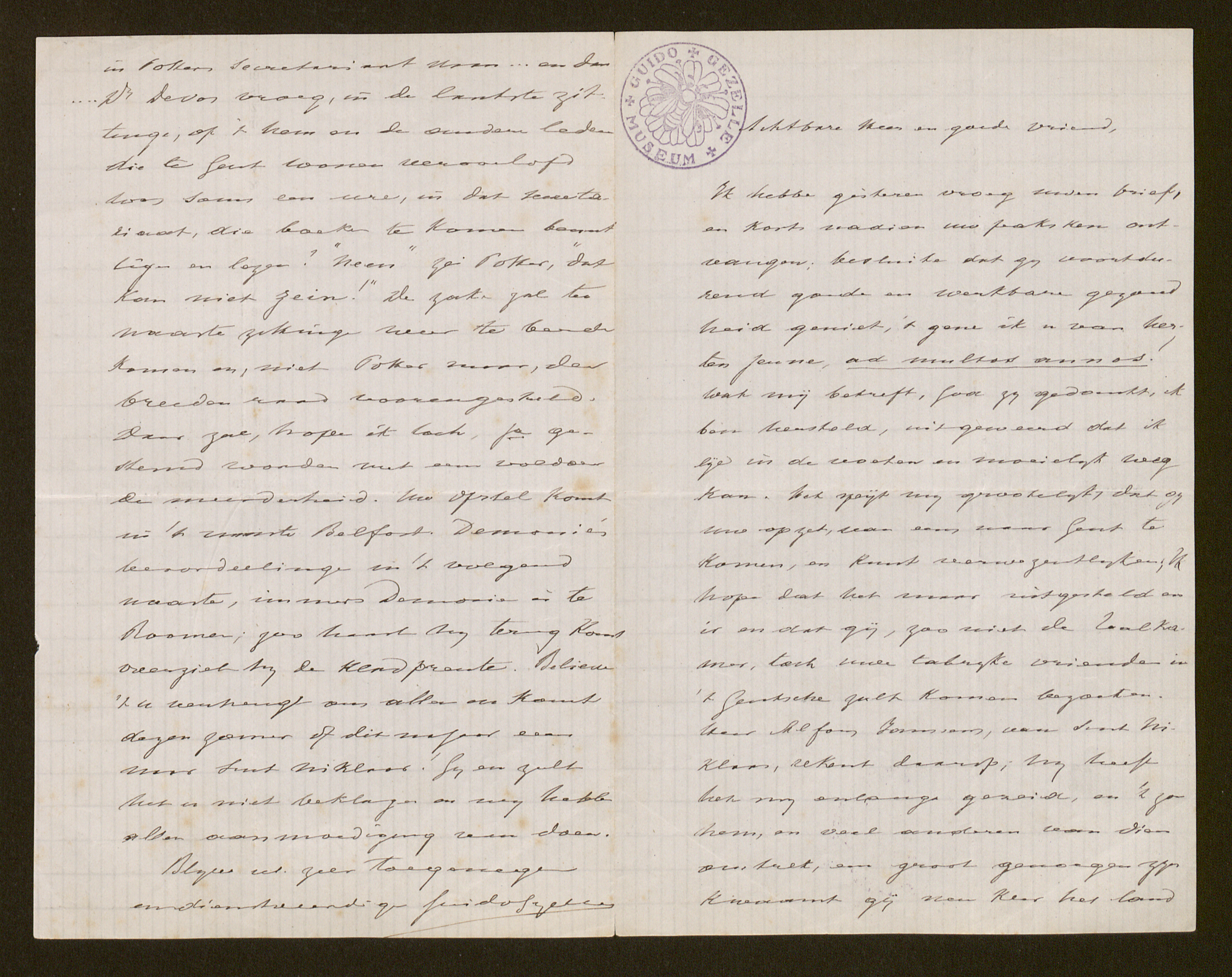 Guido Gezelle aan [Johan Winkler]