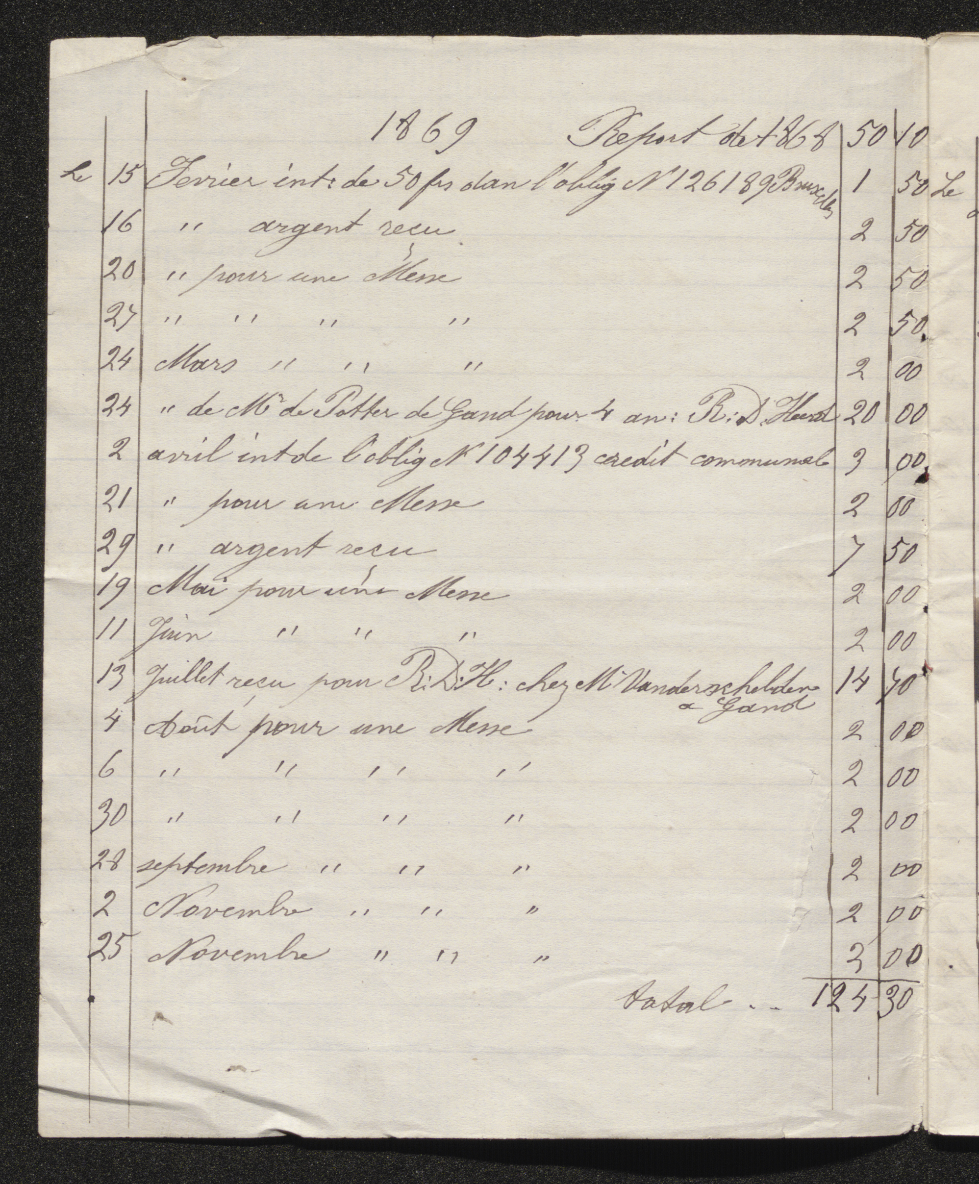 [Ernestine De Seille] (= mevrouw Ernestine Eeman) aan [Guido Gezelle]