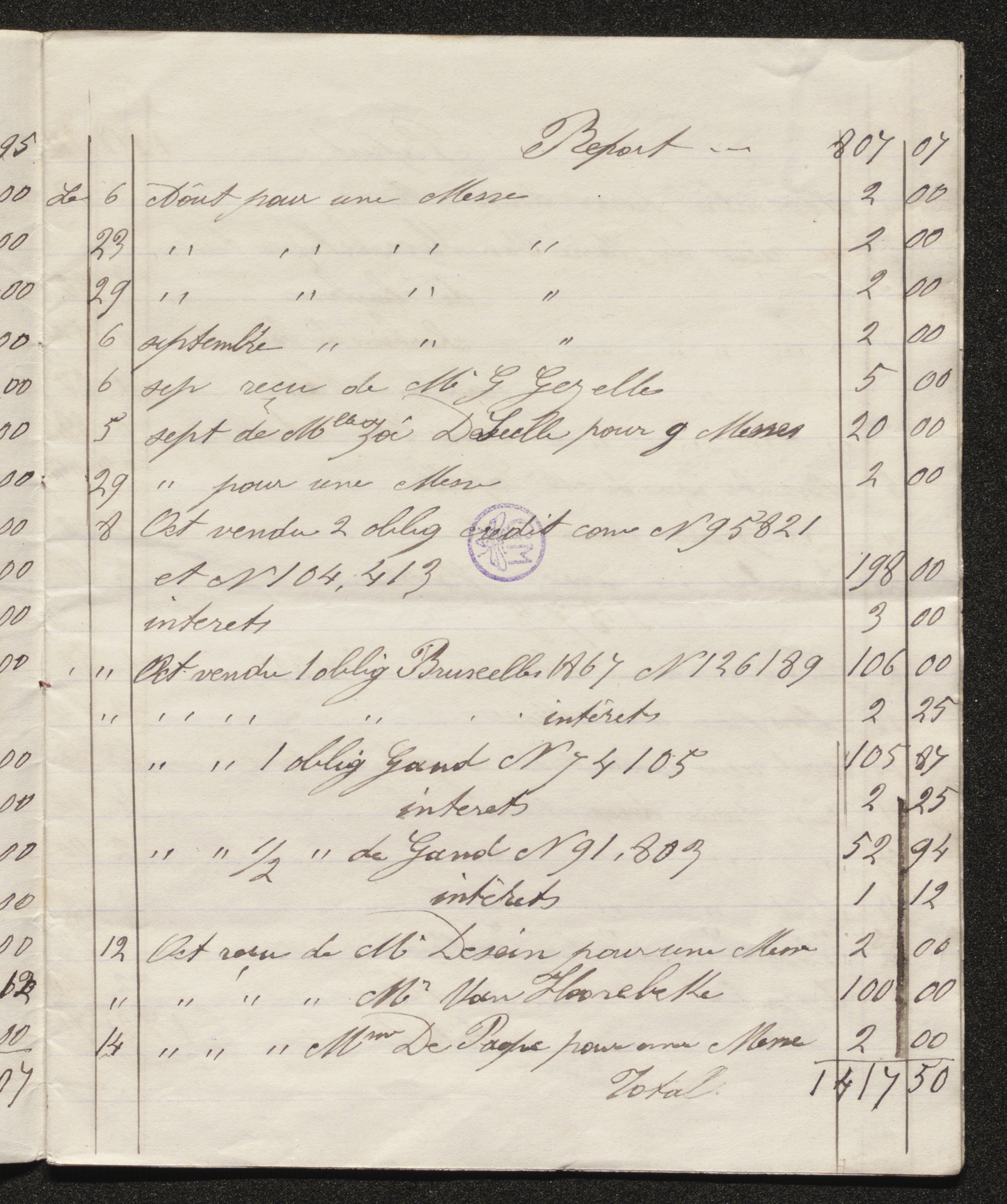 [Ernestine De Seille] (= mevrouw Ernestine Eeman) aan [Guido Gezelle]