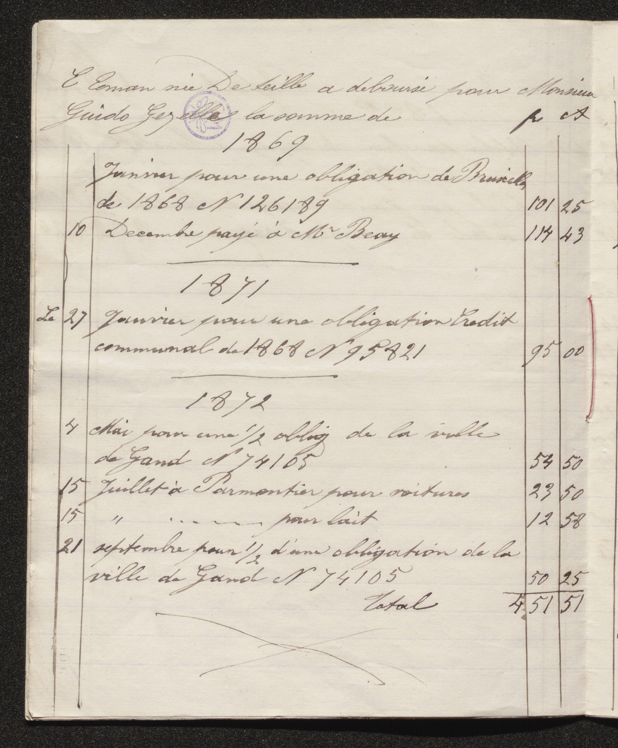 [Ernestine De Seille] (= mevrouw Ernestine Eeman) aan [Guido Gezelle]