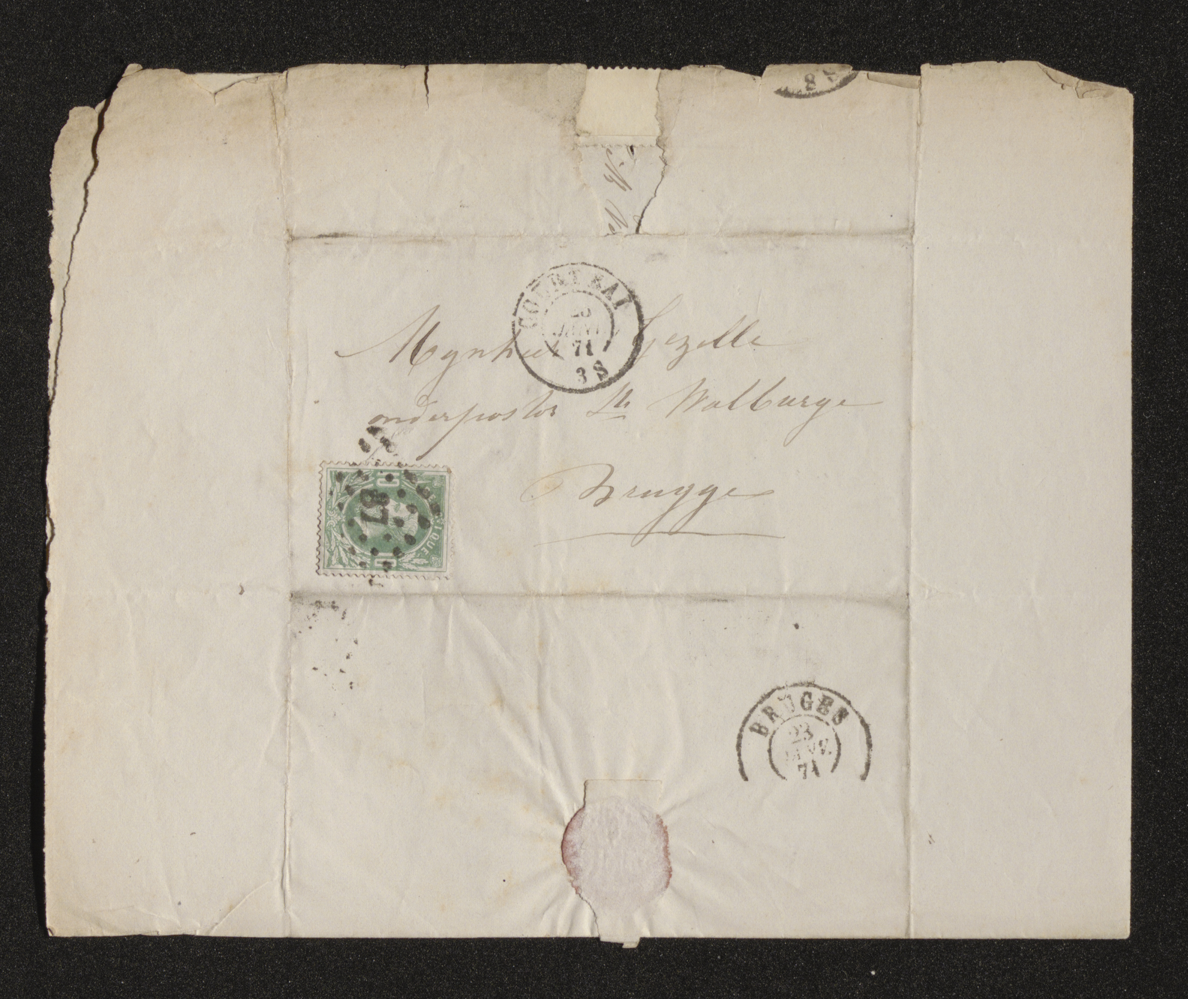 [Louise Gezelle en Camille Lateur] aan [Guido Gezelle]