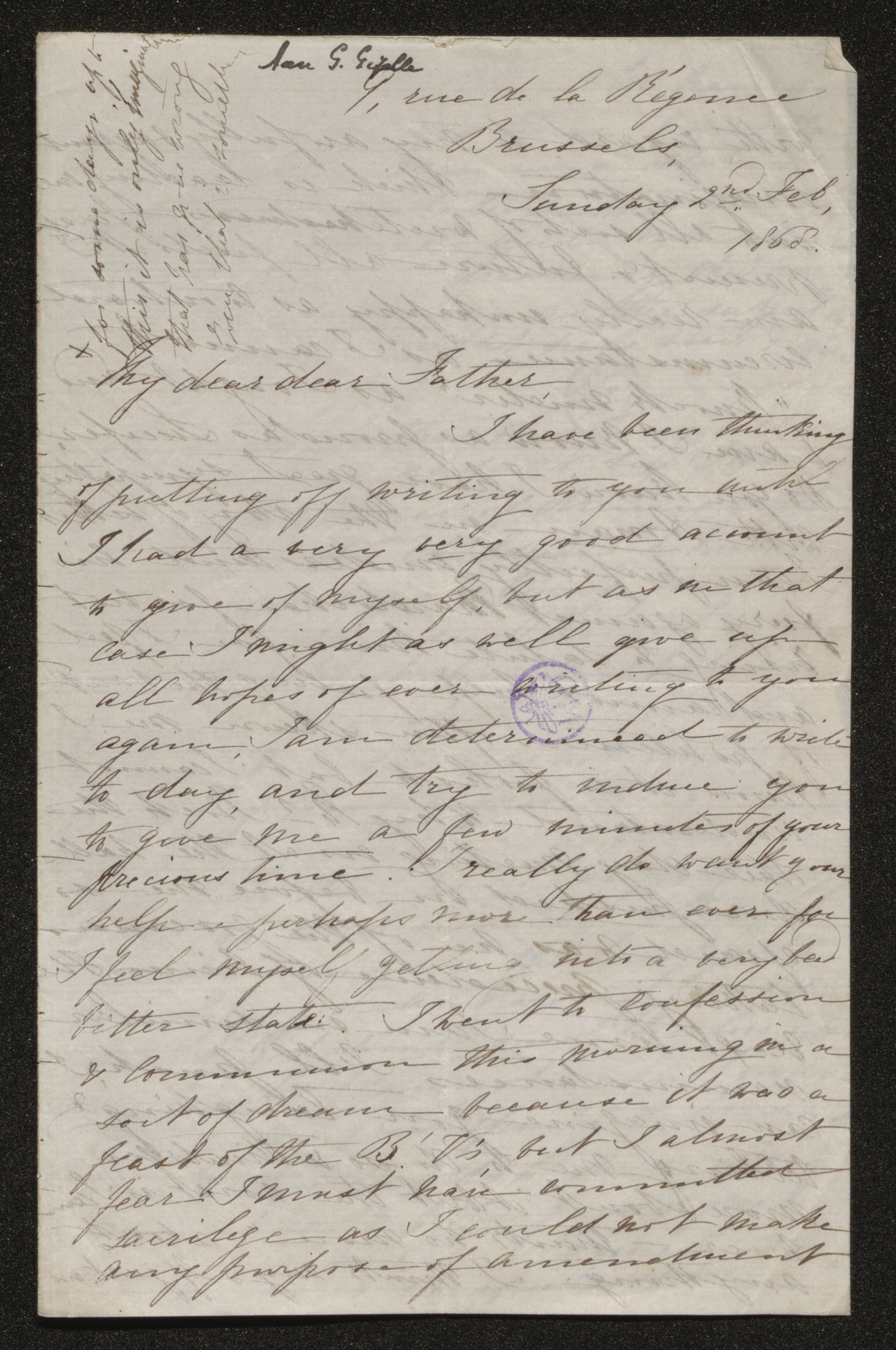 Katharine M. Woodlock aan [Guido Gezelle]