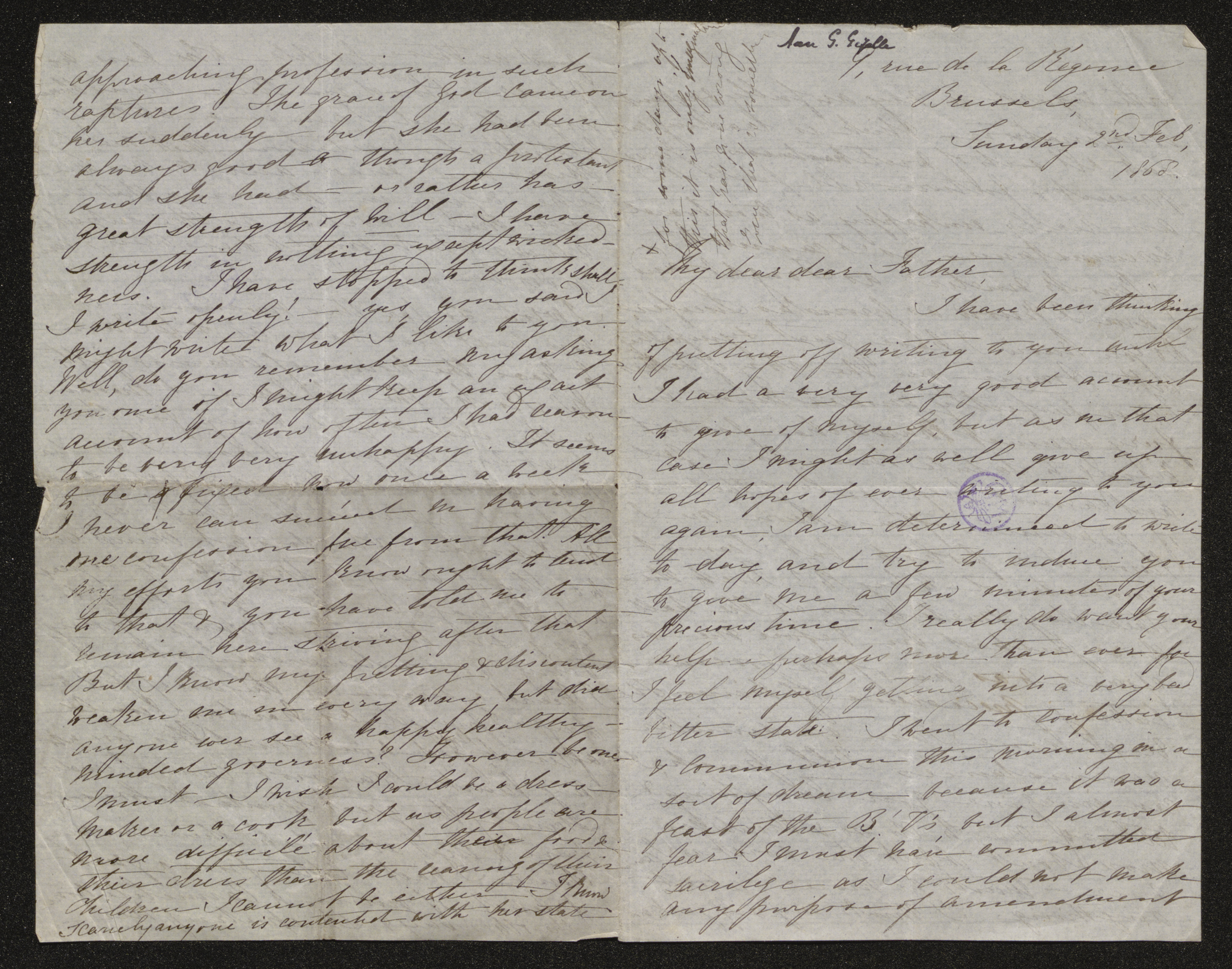 Katharine M. Woodlock aan [Guido Gezelle]