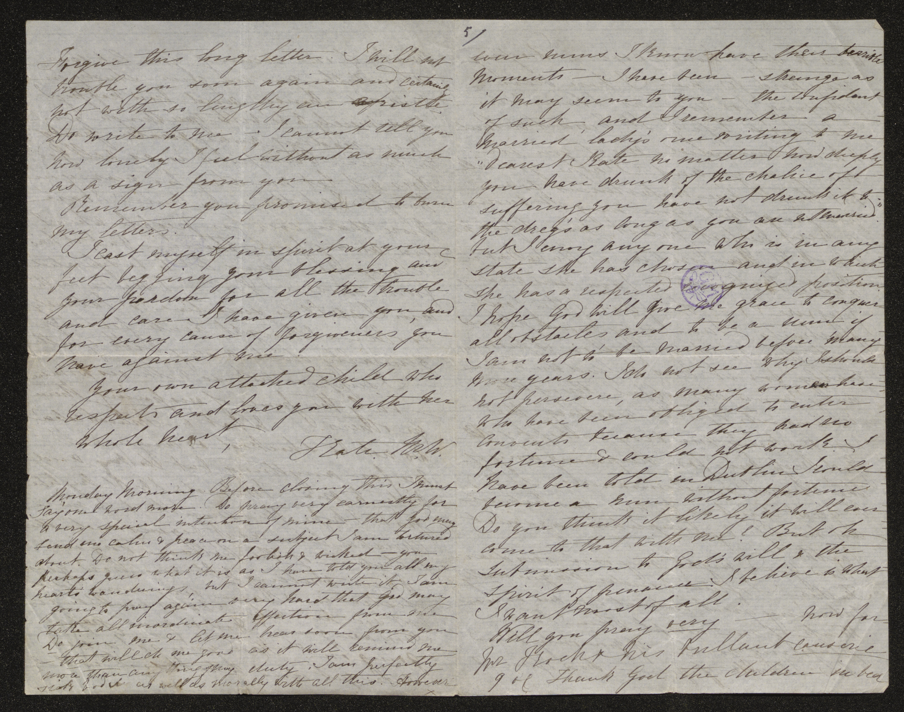 Katharine M. Woodlock aan [Guido Gezelle]