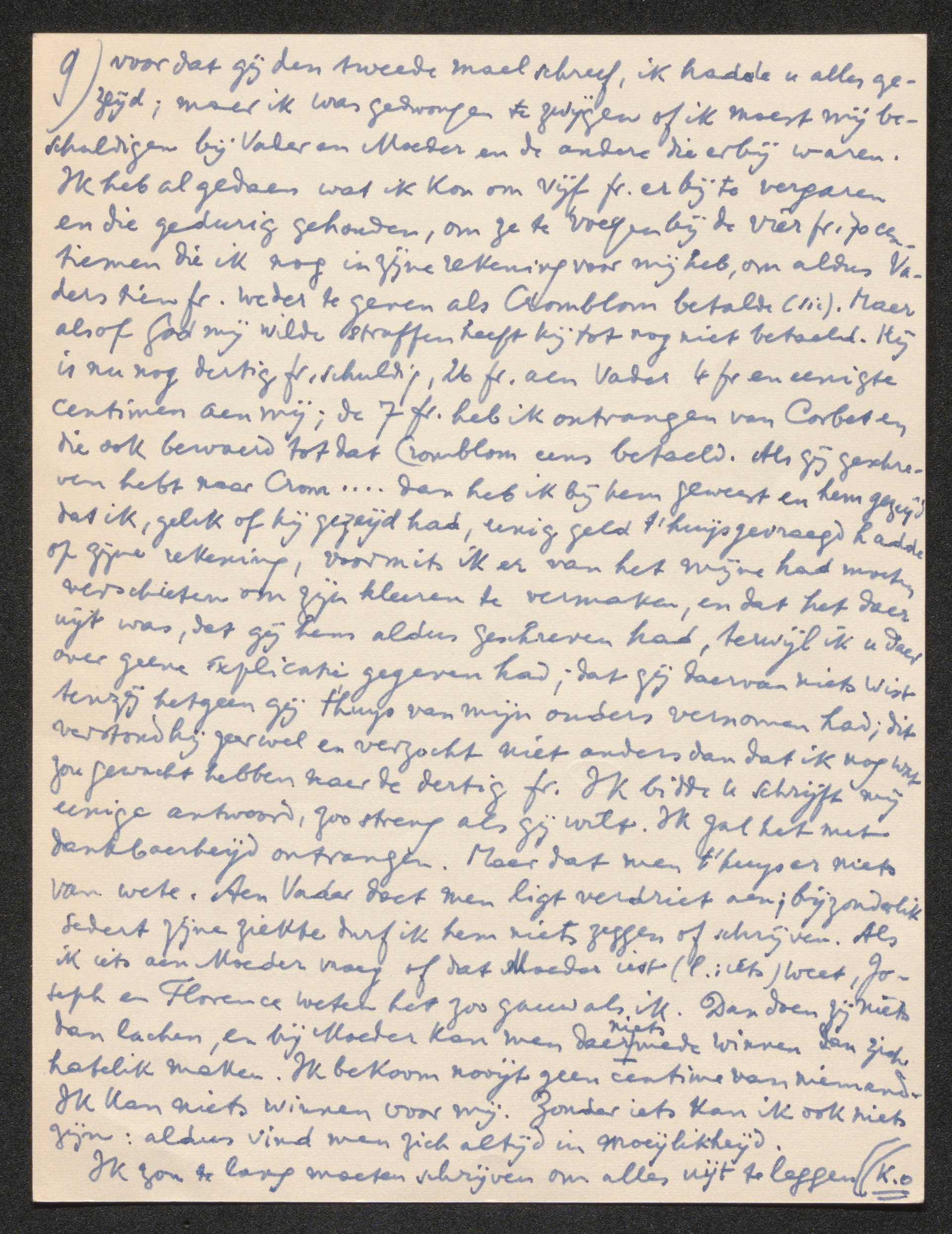 Louise Gezelle aan [Guido Gezelle]