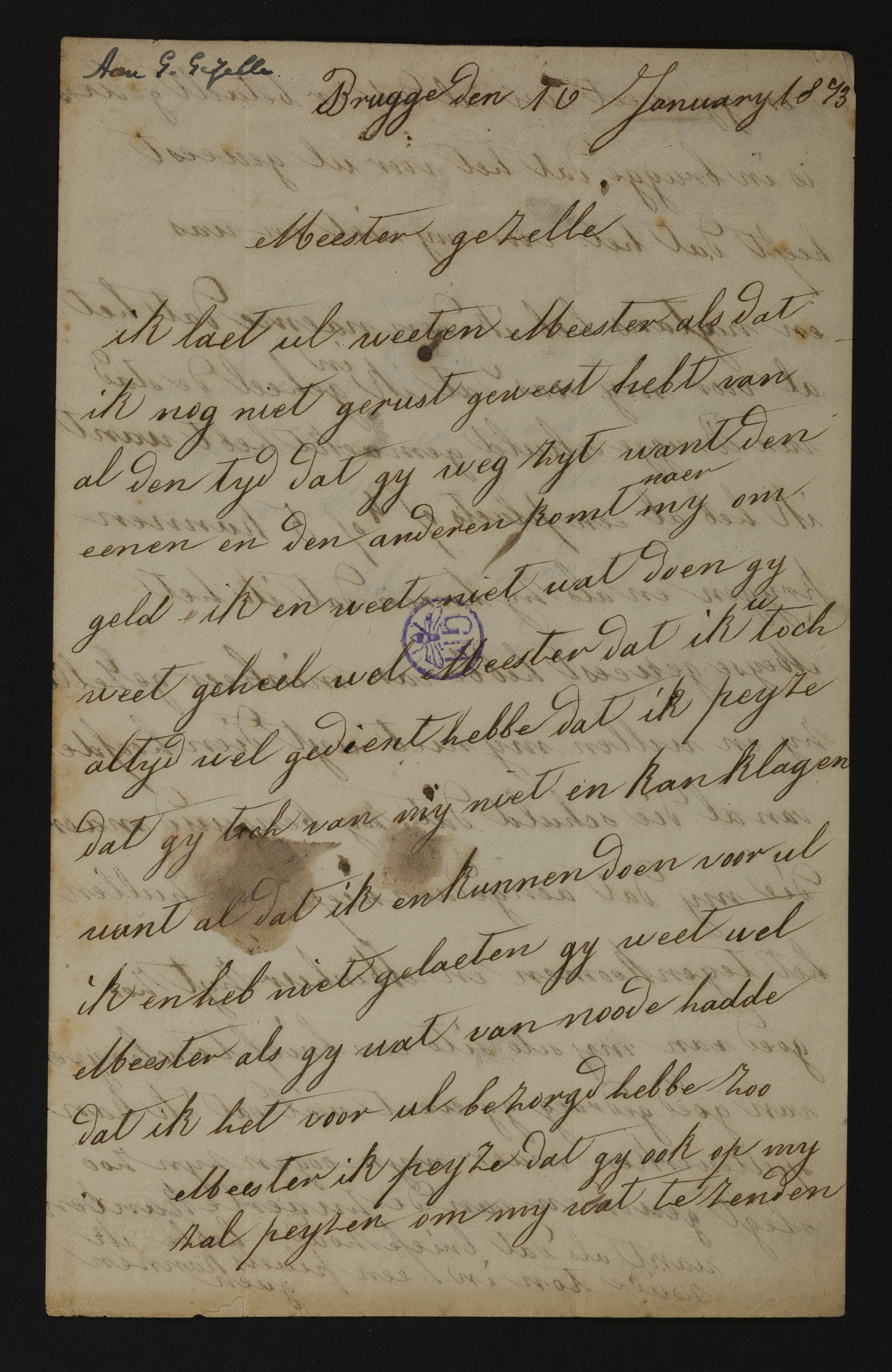 Stéphanie Hendryckx aan [Guido Gezelle]