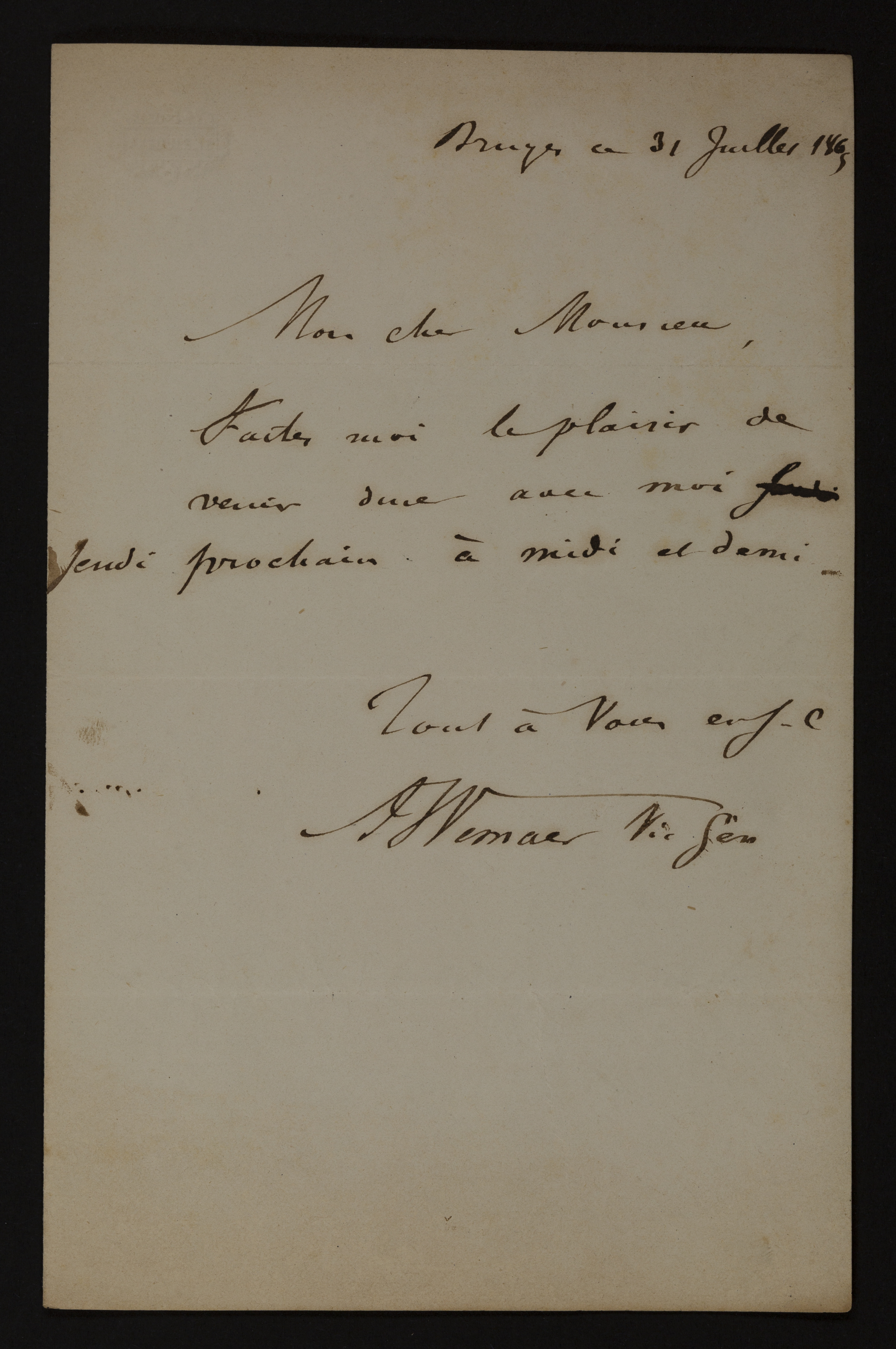 Antoon-Jan-Philip Wemaer aan [Guido Gezelle]